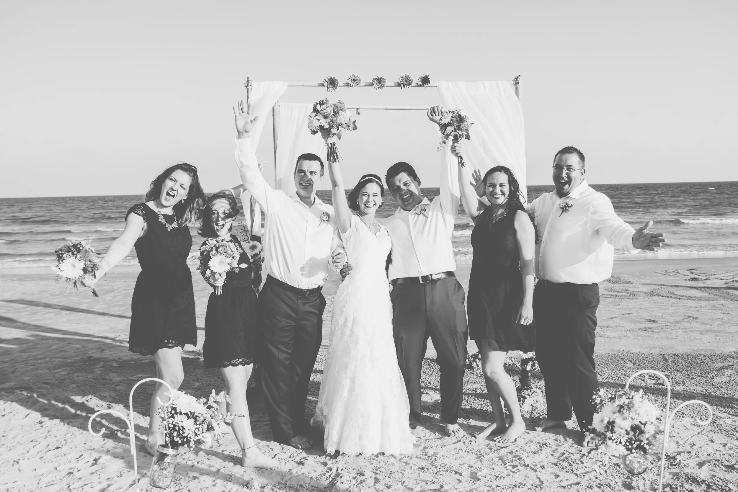 Port Aransas, Texas Beach Wedding - from britt's eye view photography
