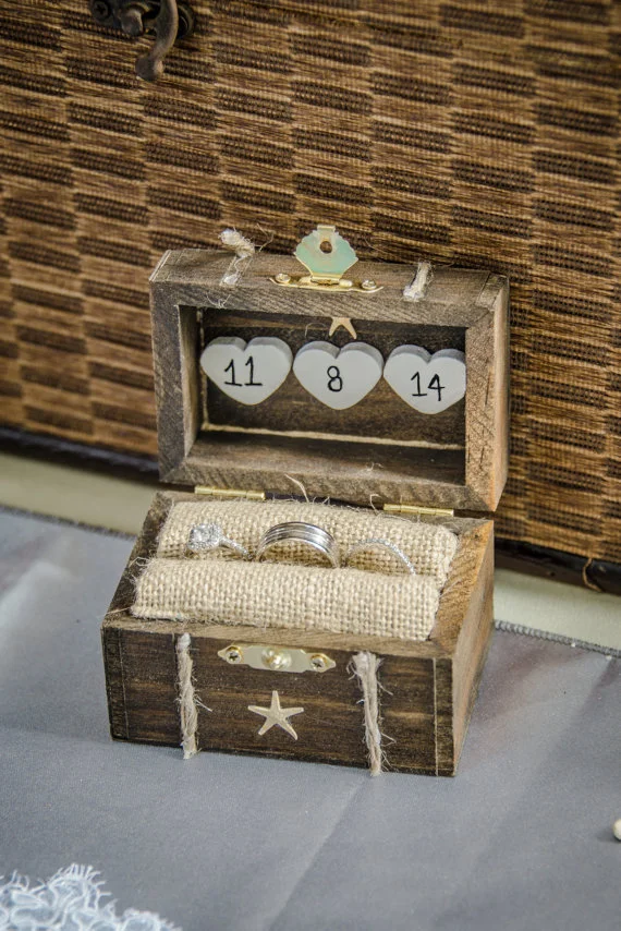 20 Unique Ring Bearer Boxes and Pillows That Are Perfect for Your