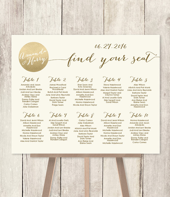 Vistaprint Seating Chart