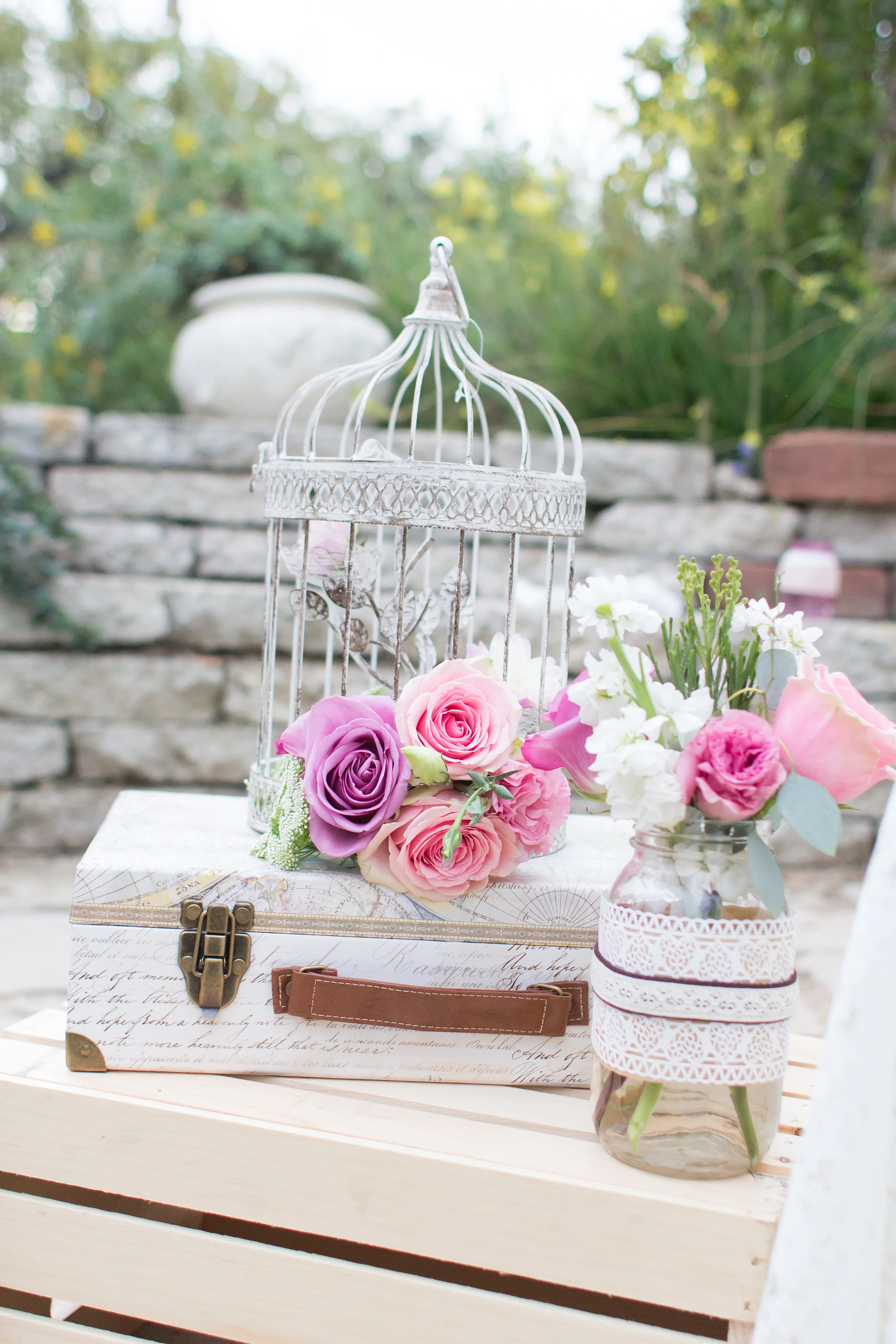 A DIY Vintage-Inspired Pasadena Wedding by T. Wu Photography