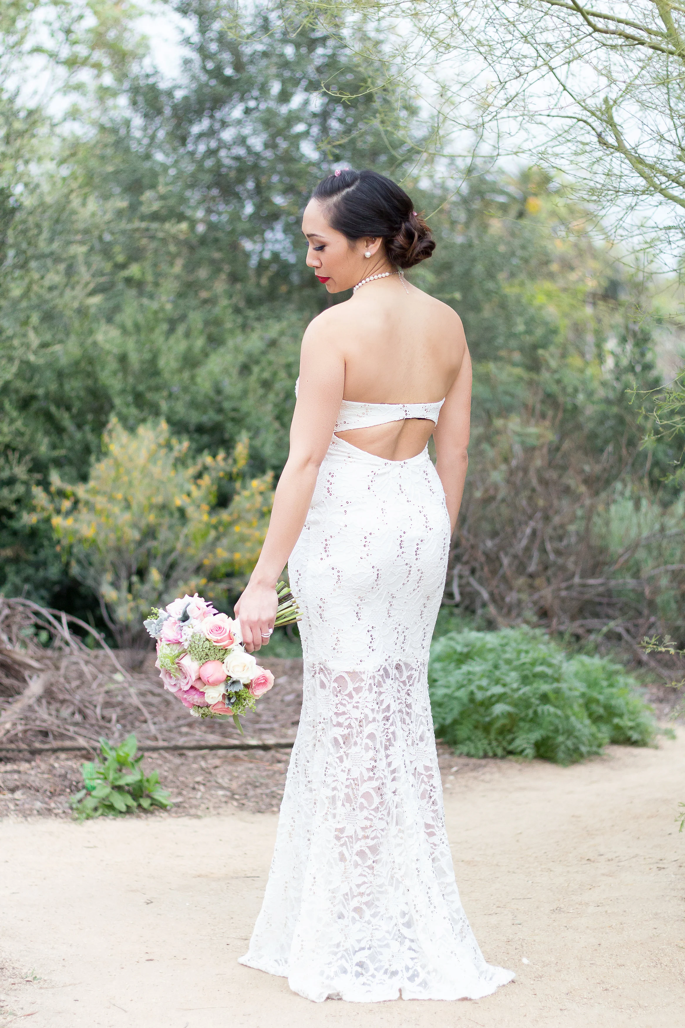 A DIY Vintage-Inspired Pasadena Wedding by T. Wu Photography
