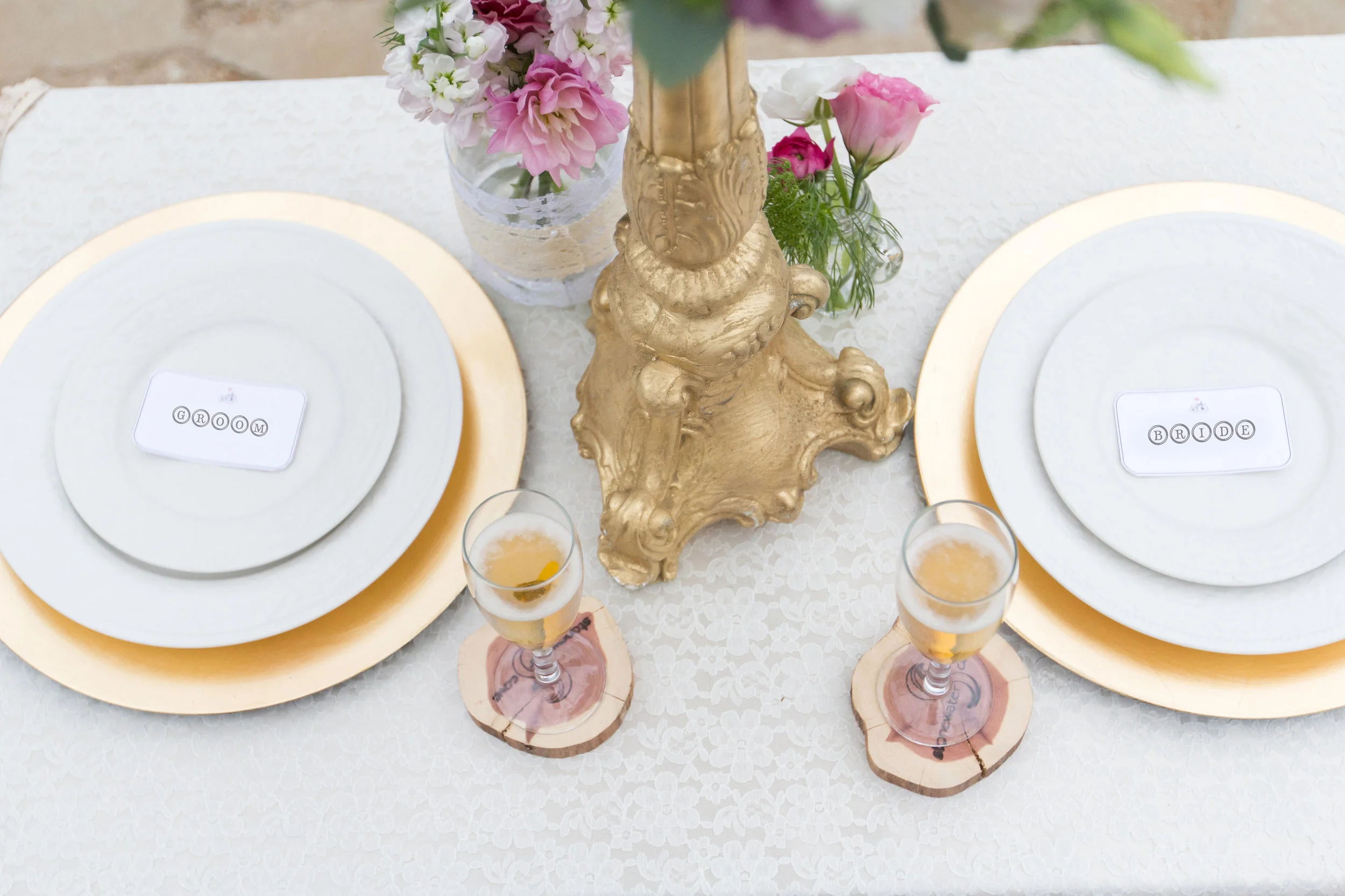 A DIY Vintage-Inspired Pasadena Wedding by T. Wu Photography
