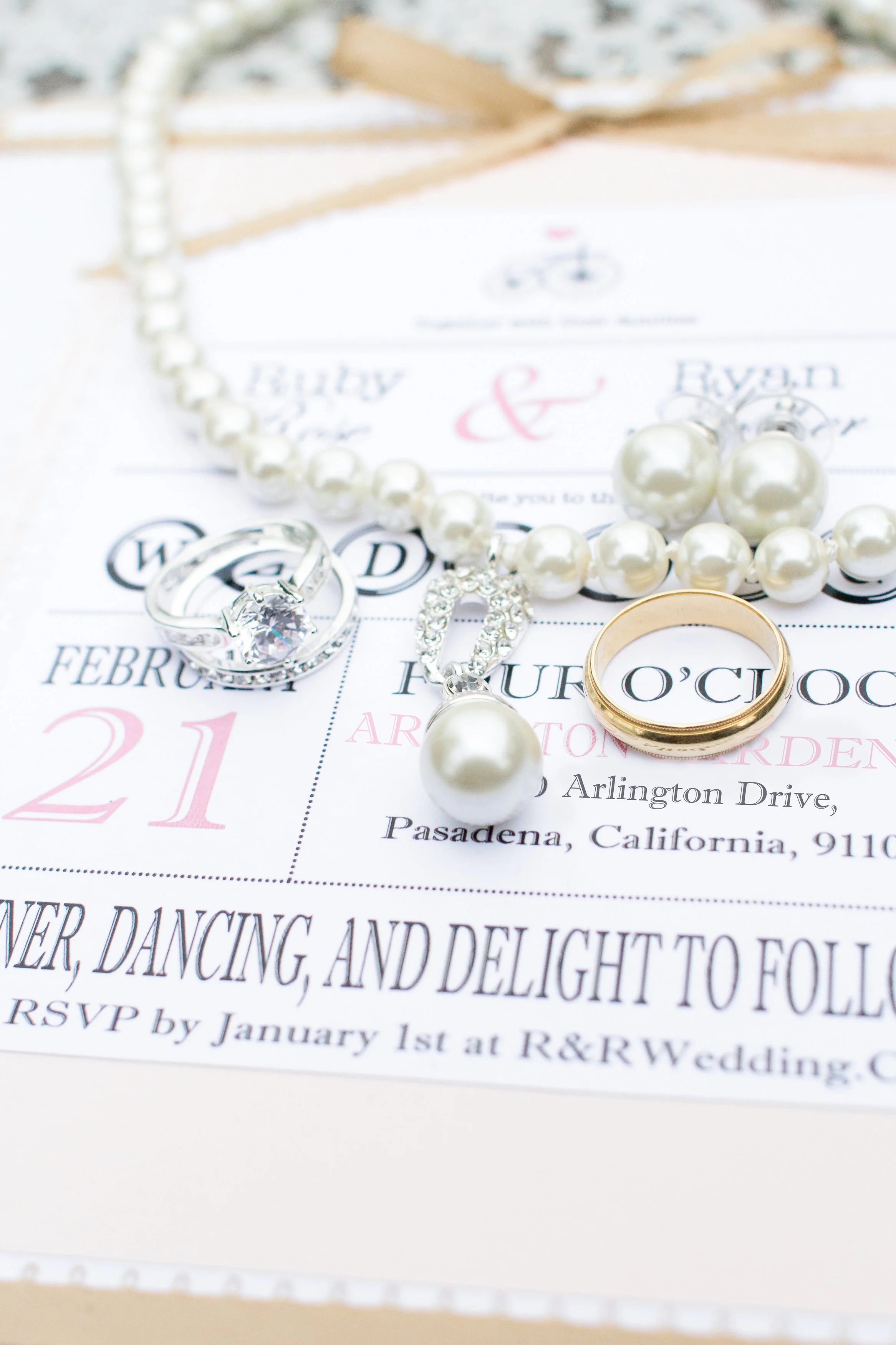 A DIY Vintage-Inspired Pasadena Wedding by T. Wu Photography