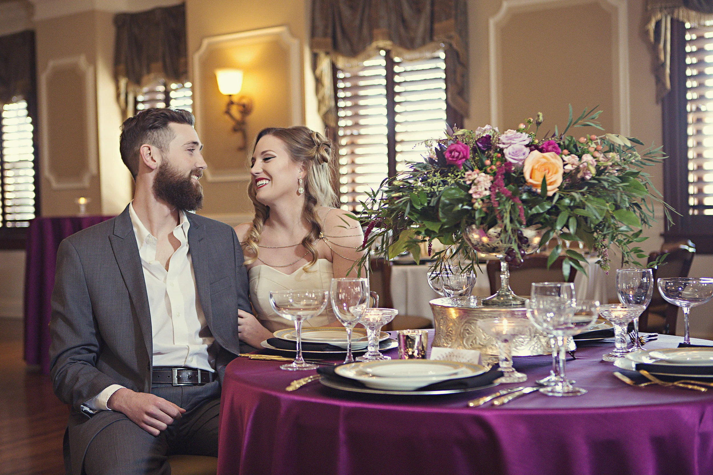 timeless vintage rehearsal dinner - kansas city wedding loose mansion