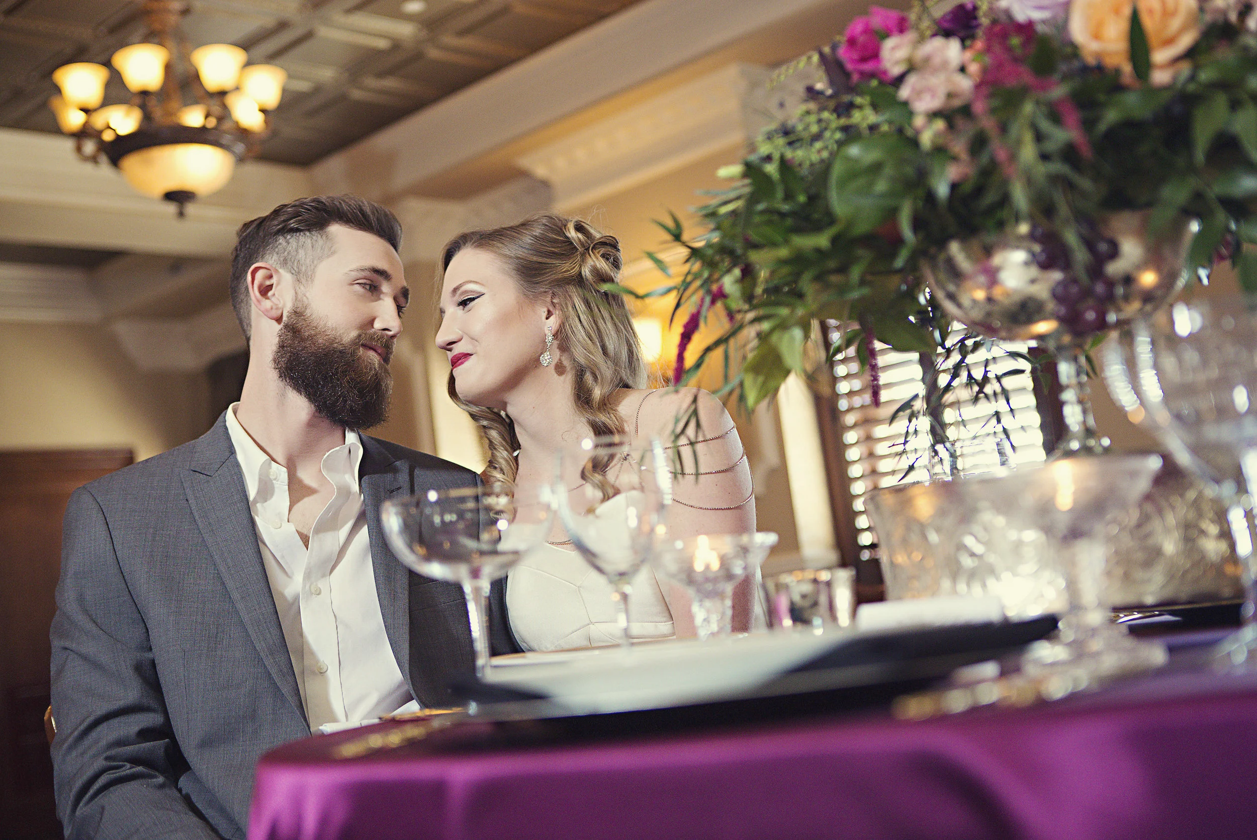 timeless vintage rehearsal dinner - kansas city wedding loose mansion