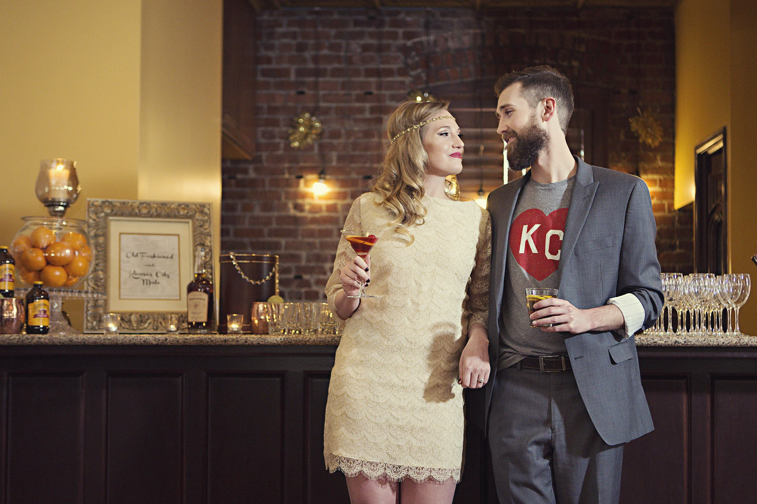 timeless vintage rehearsal dinner - kansas city wedding loose mansion