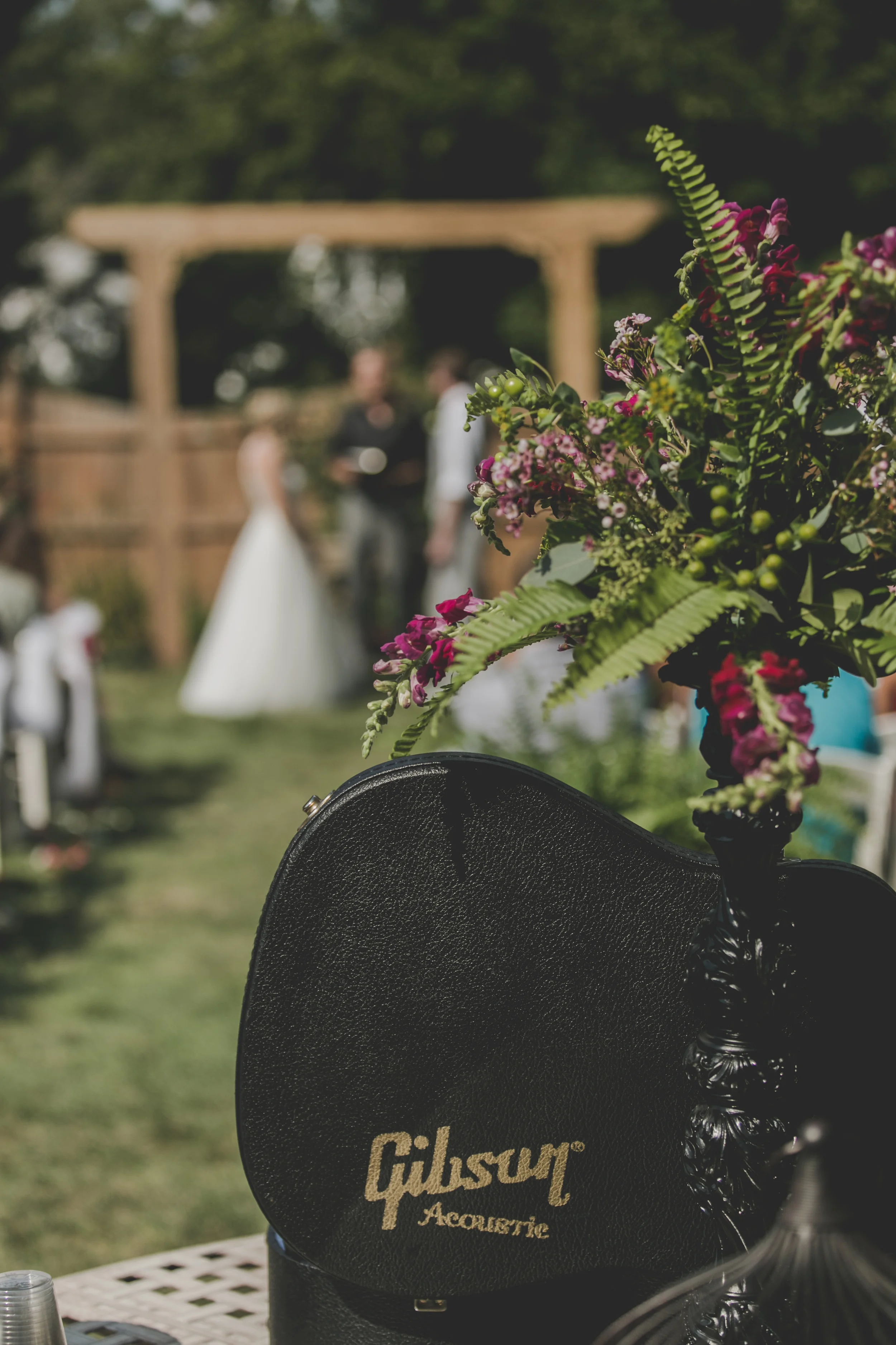 a classic Wisconsin backyard wedding - star wars wedding