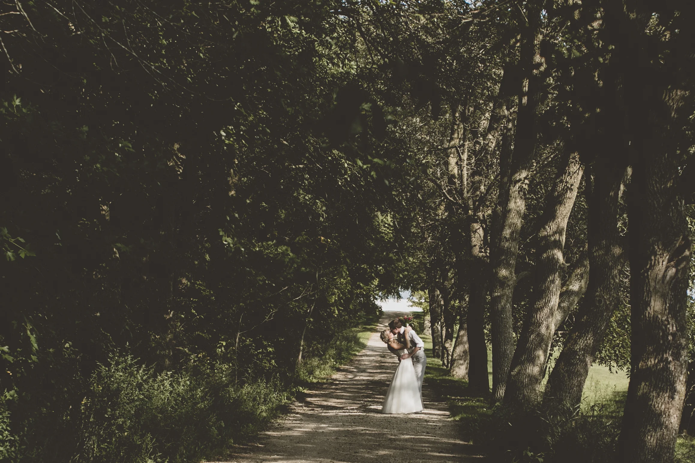 a classic Wisconsin backyard wedding - star wars wedding