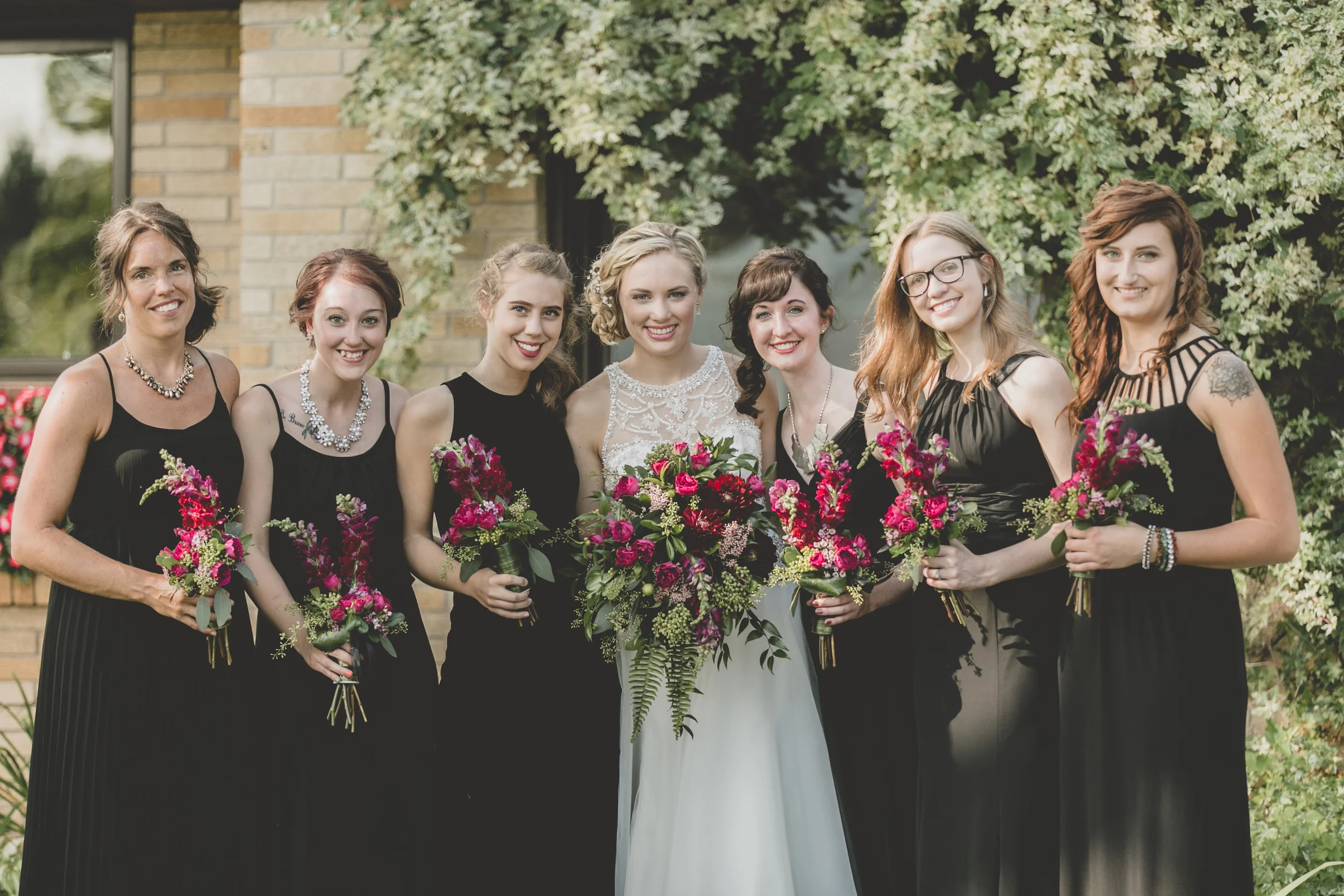 a classic Wisconsin backyard wedding - star wars wedding