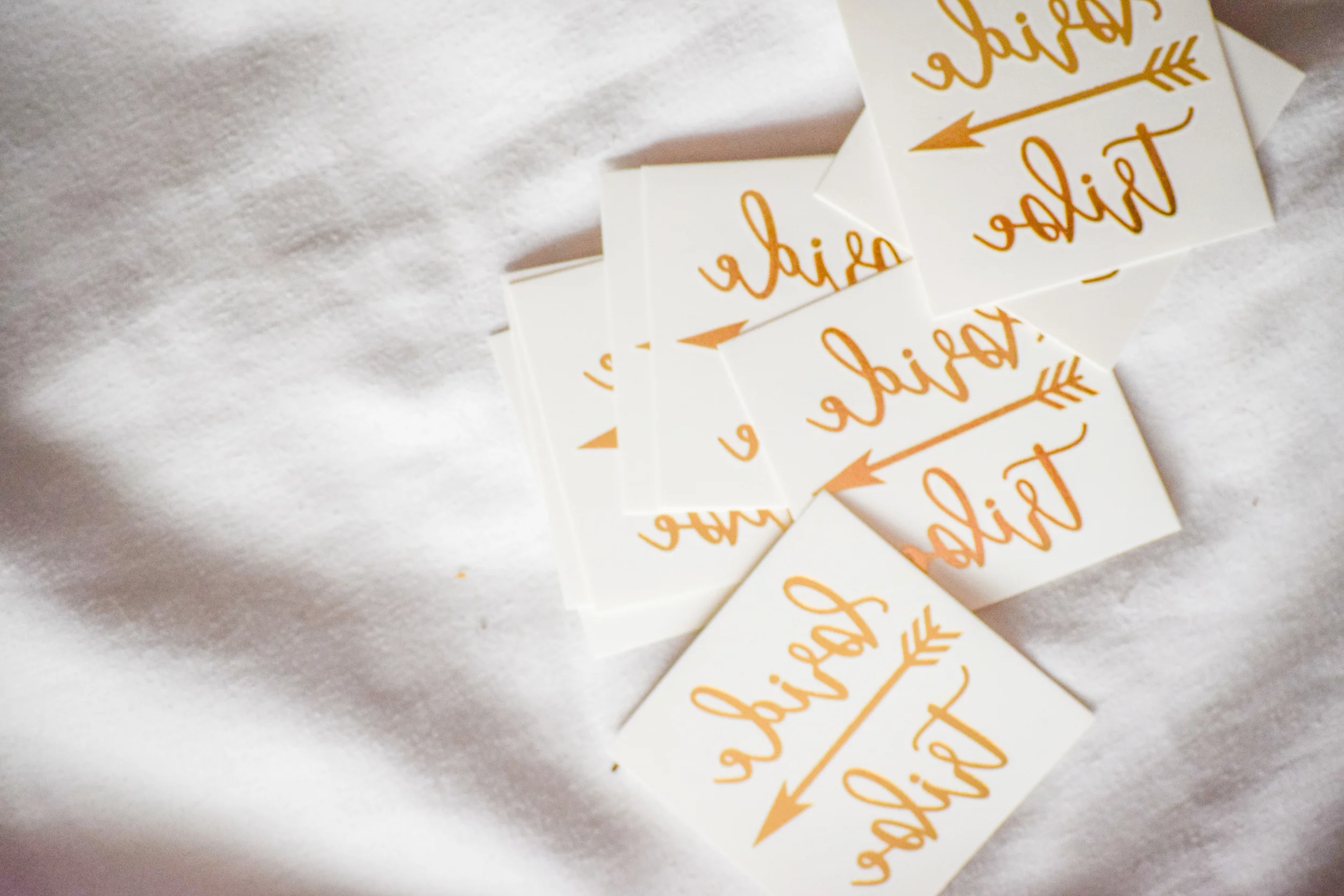 bachelorette party gold tattoos - bride tribe tattoos