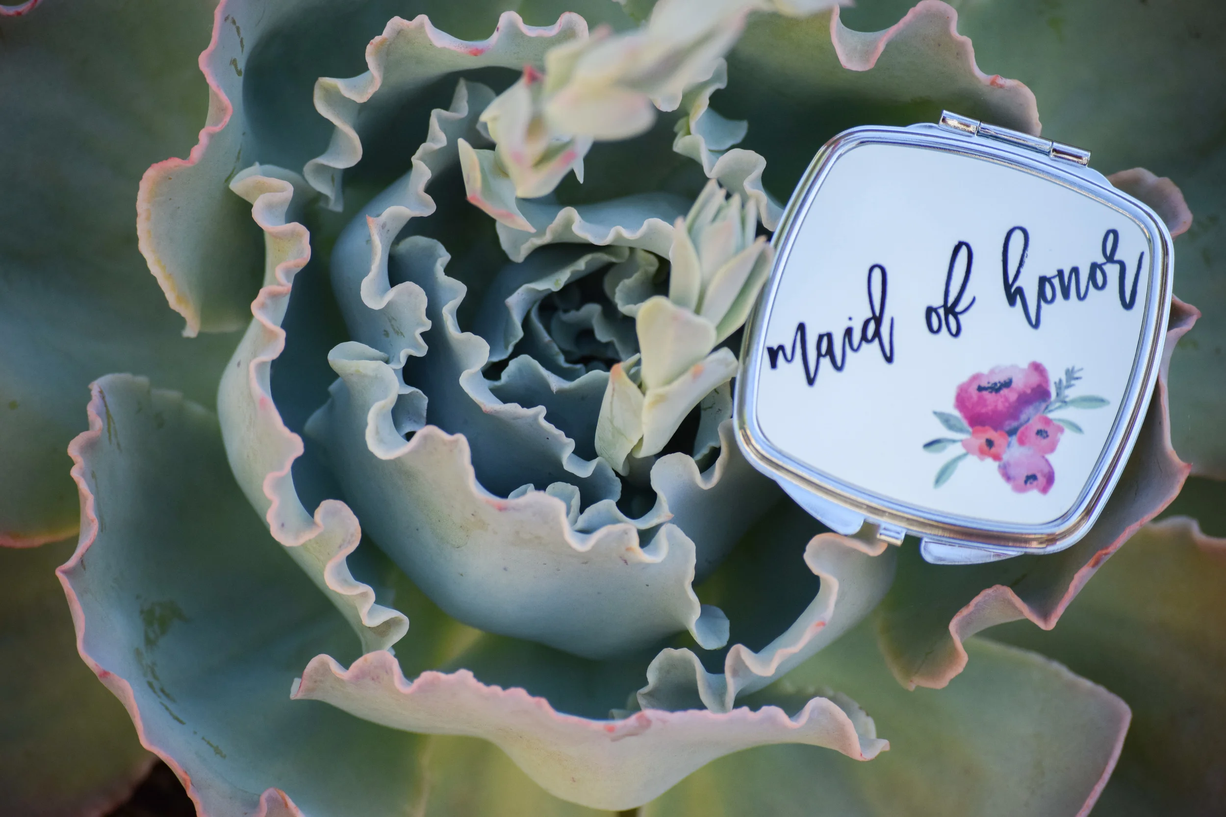 Bridal Party Gift Compact Mirrors