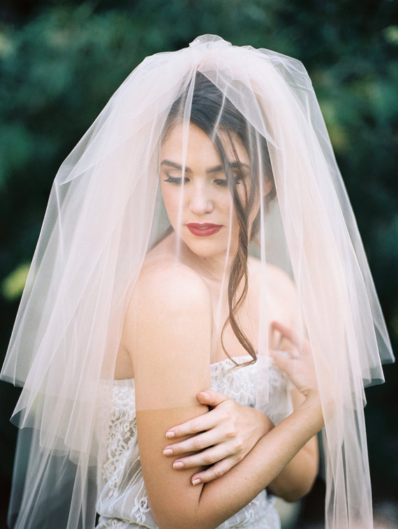 50 Long Wedding Veils That Will Leave You Speechless