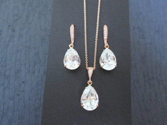 Rose Gold Bridal Jewelry