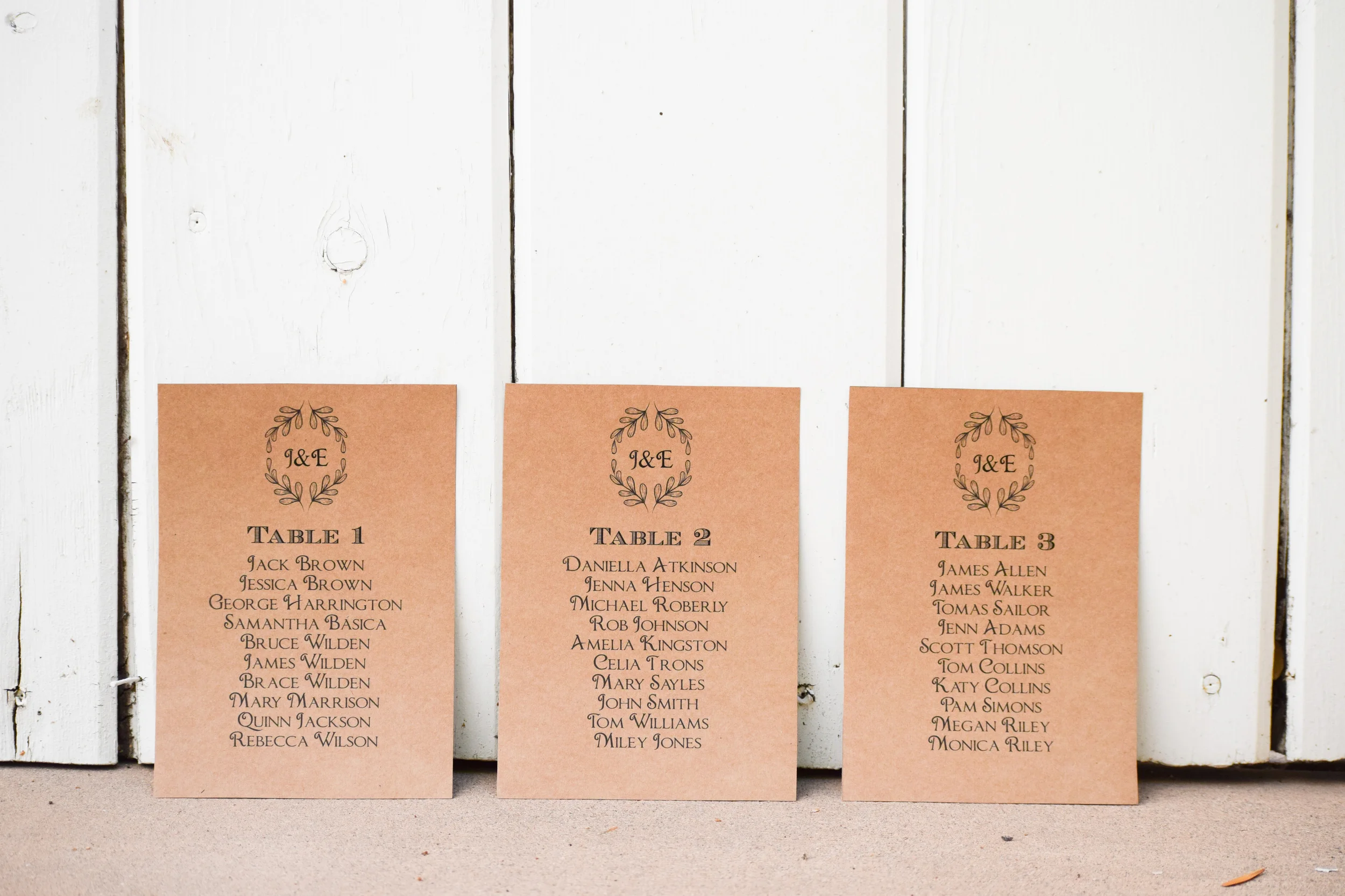 The Bridal Boutique | DIY Wedding Seating Charts by BSN Party Art