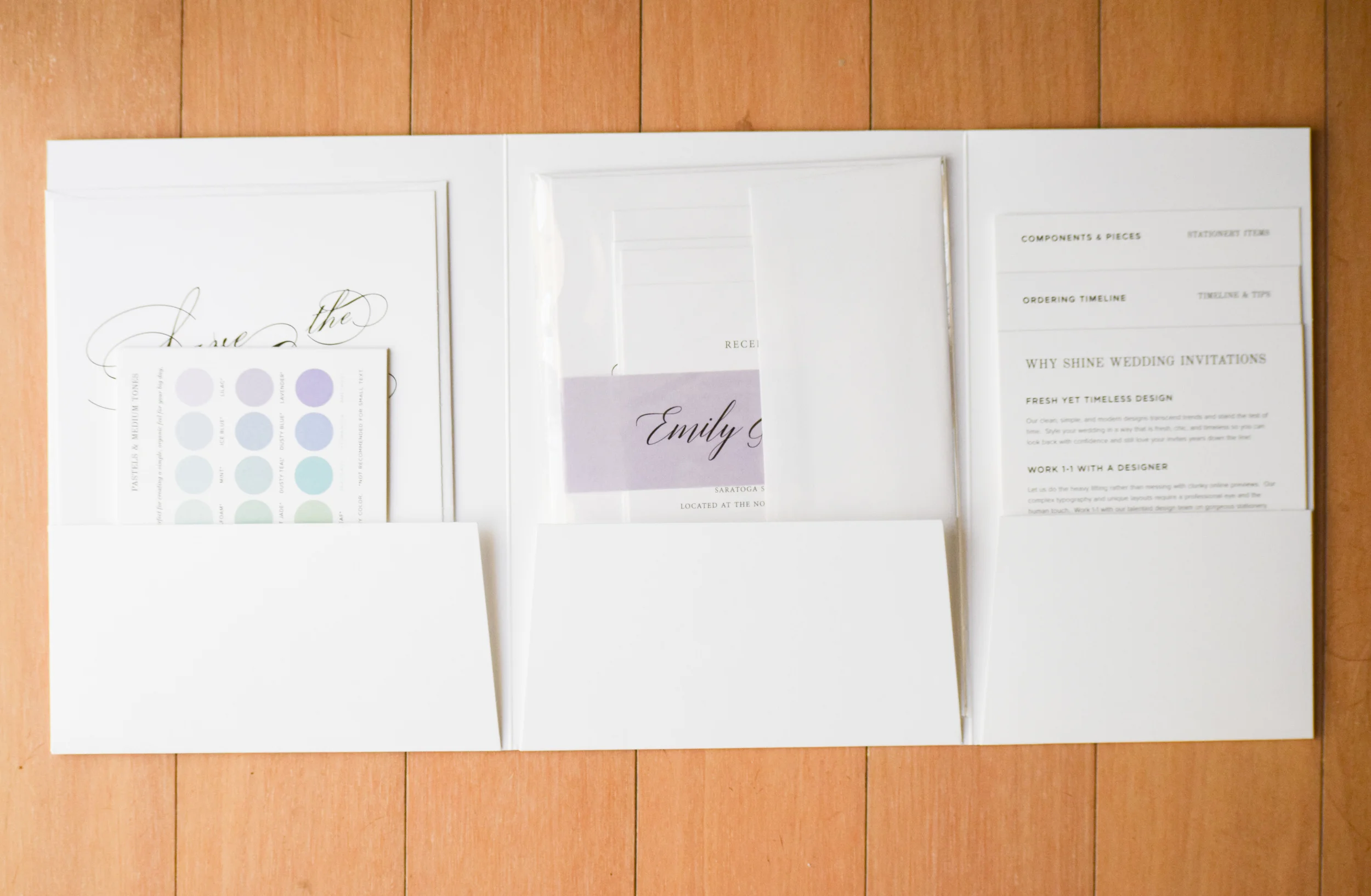 elegant wedding invitations - Shine Invitations
