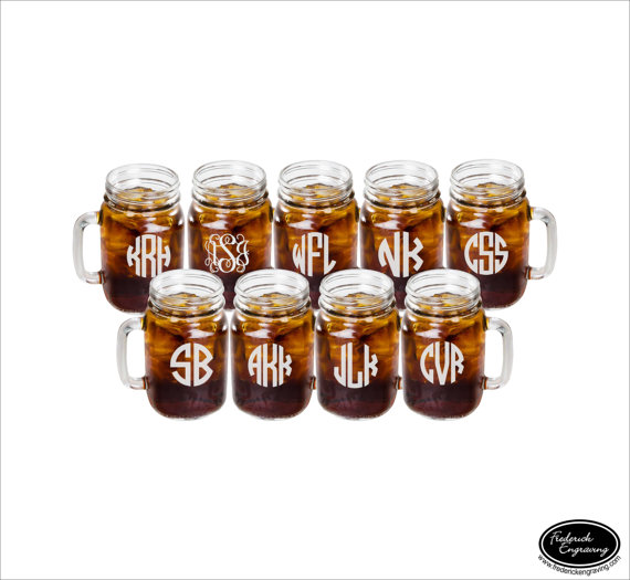 22 Monogrammed Wedding Items — The Overwhelmed Bride // Wedding Blog