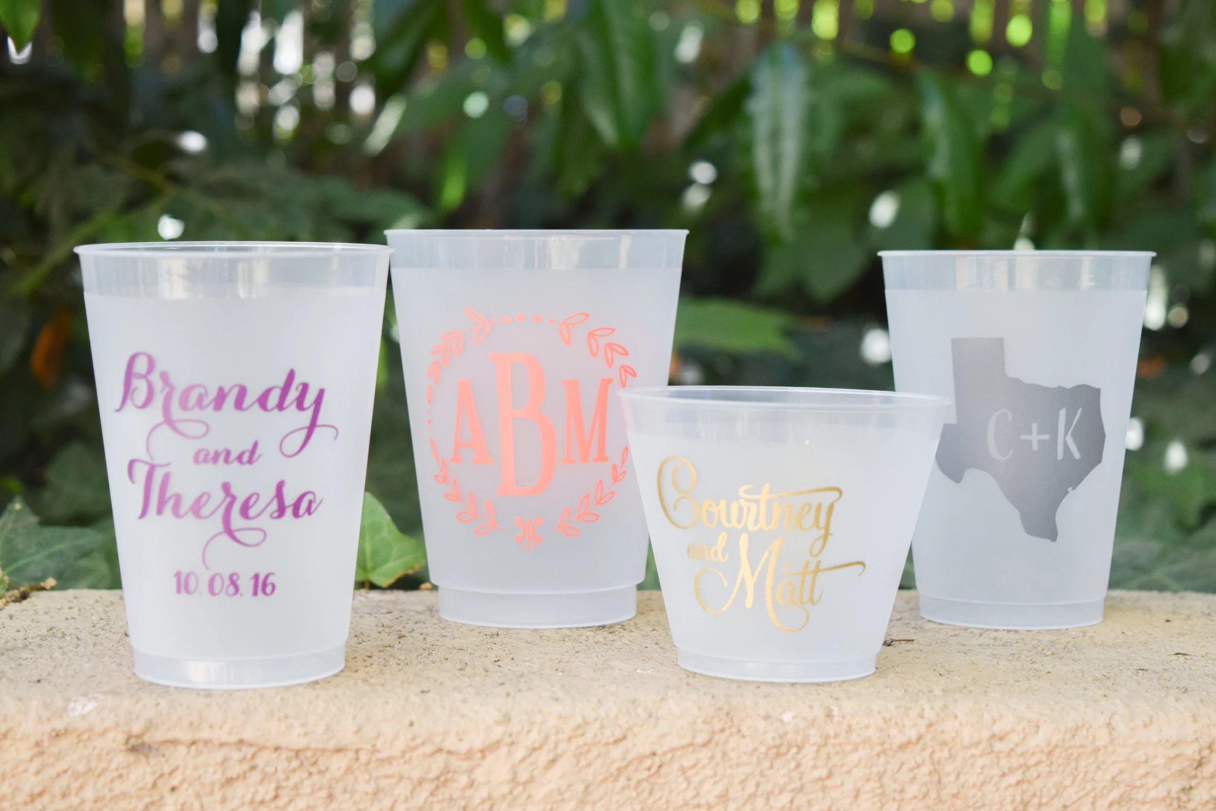 The Bridal Boutique | Personalized Bachelorette, Bridal Shower and Wedding Day Cups by Gracious Bridal