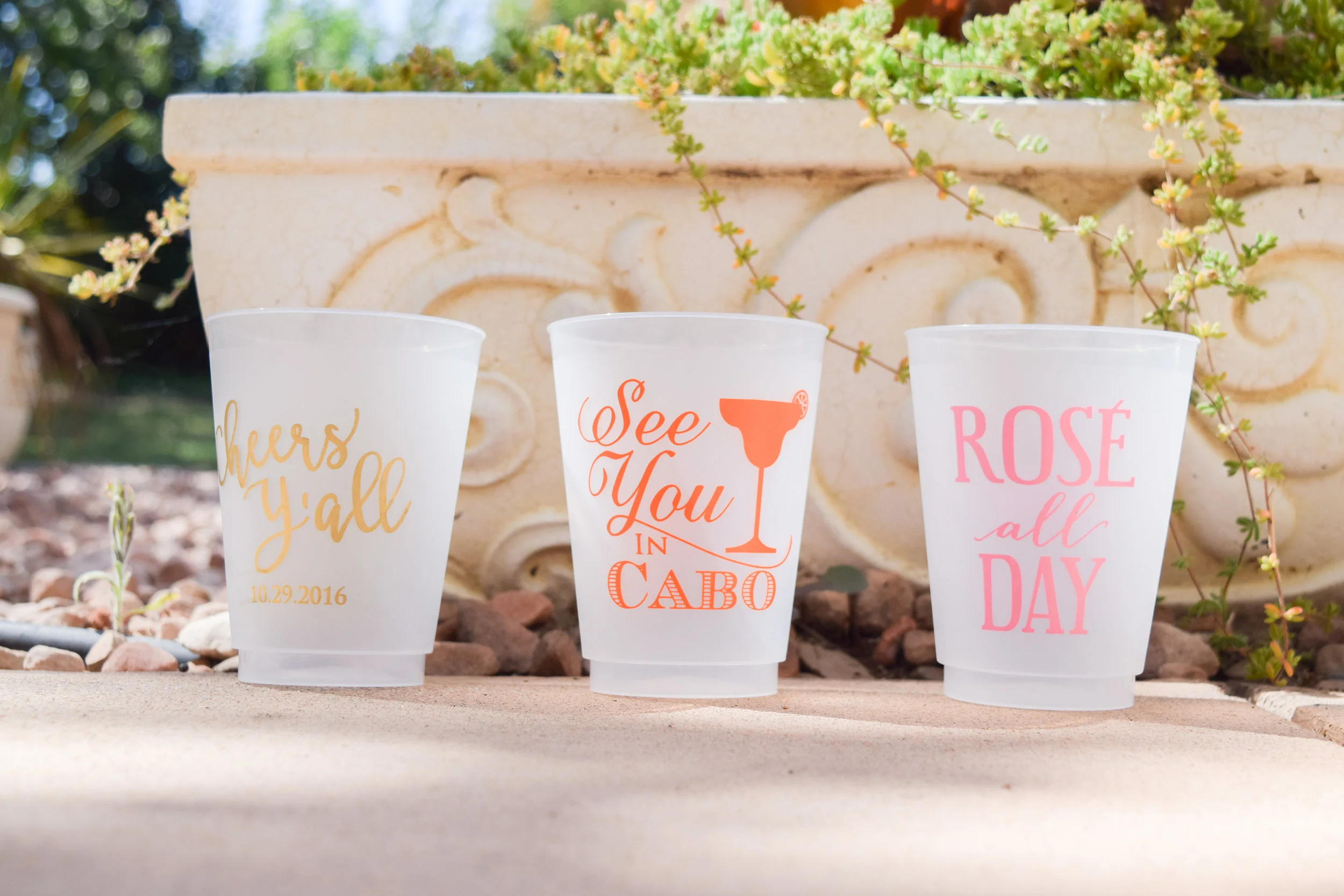 The Bridal Boutique | Personalized Bachelorette, Bridal Shower and Wedding Day Cups by Gracious Bridal