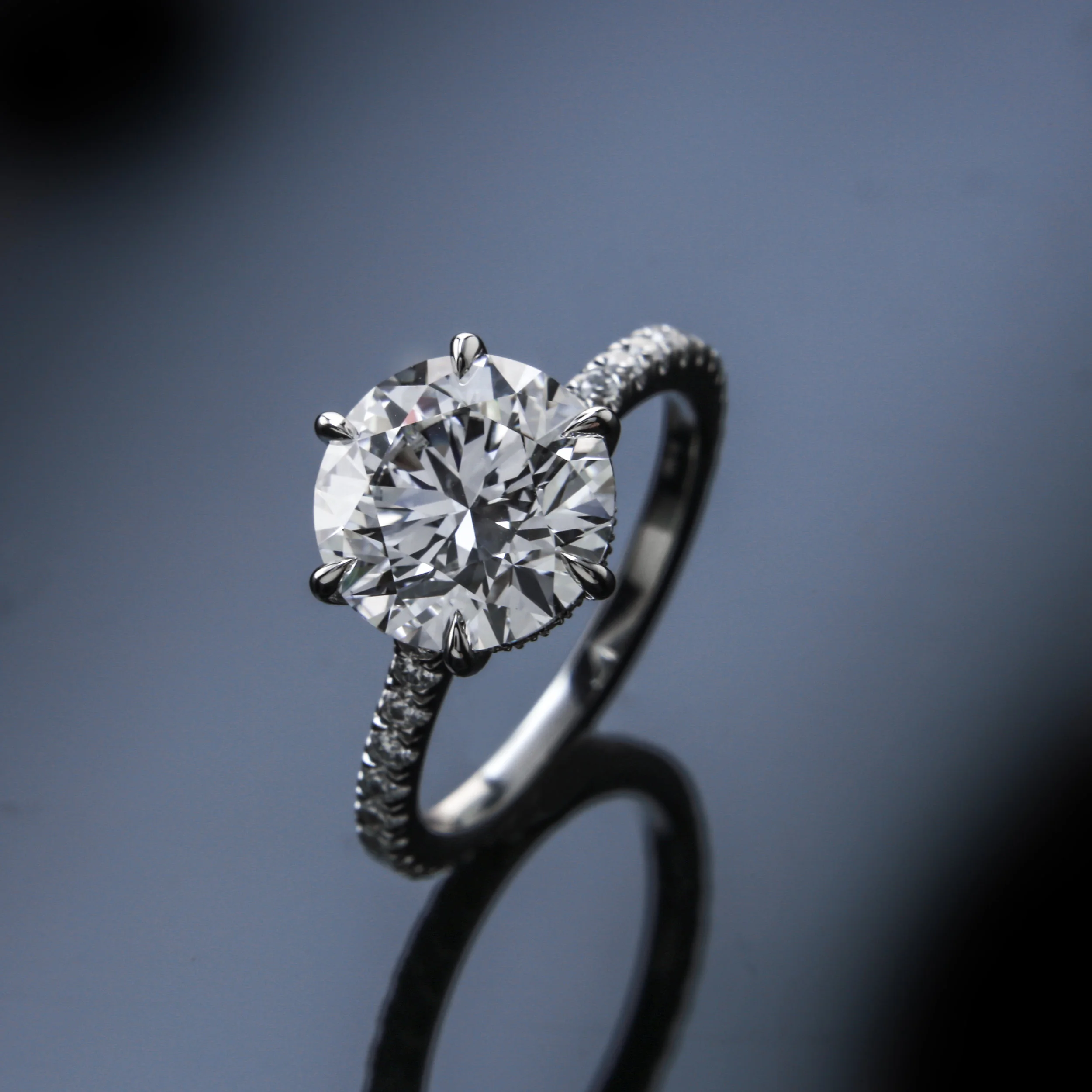 2017 Engagement Ring Trends featuring Black by Brian Gavin