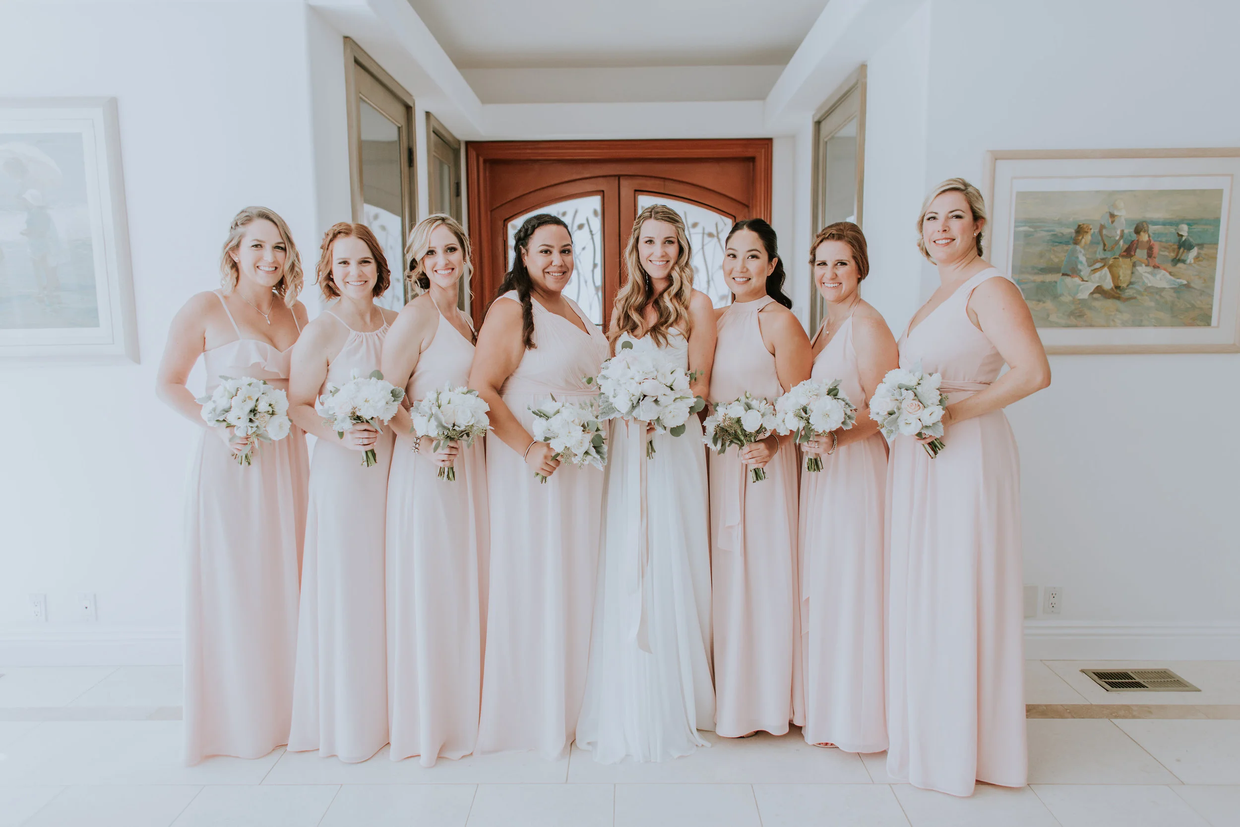 A Blush + White Malibu West Beach Club Wedding by Rachel Wakefield Photography