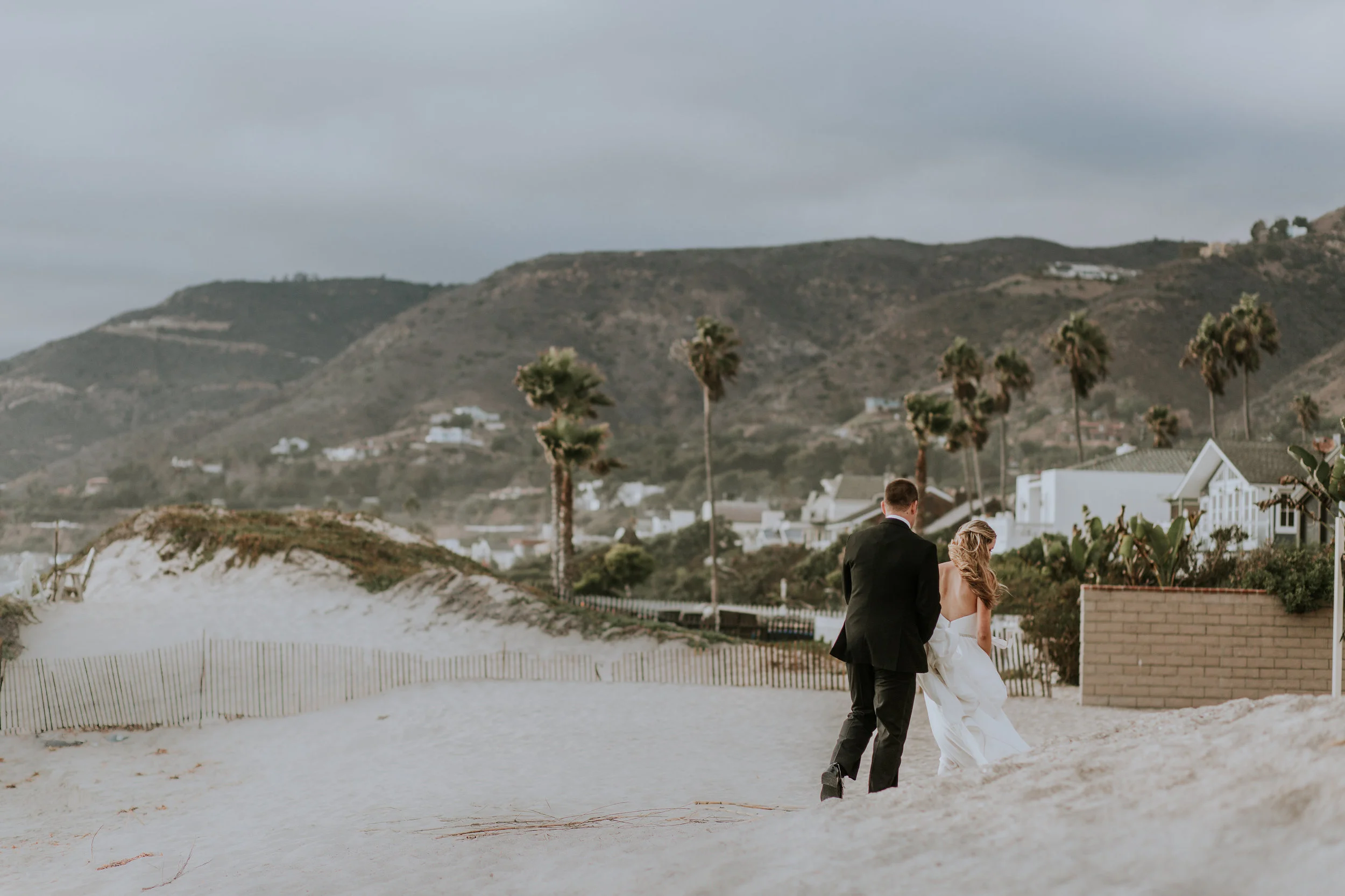 A Blush + White Malibu West Beach Club Wedding by Rachel Wakefield Photography