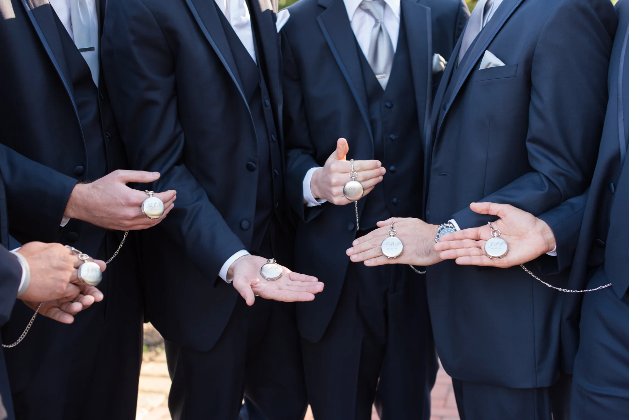 Groomsman Gift - Engraved Pocket Watch - Travel Themed Wedding - Caitlin Gerres Photography