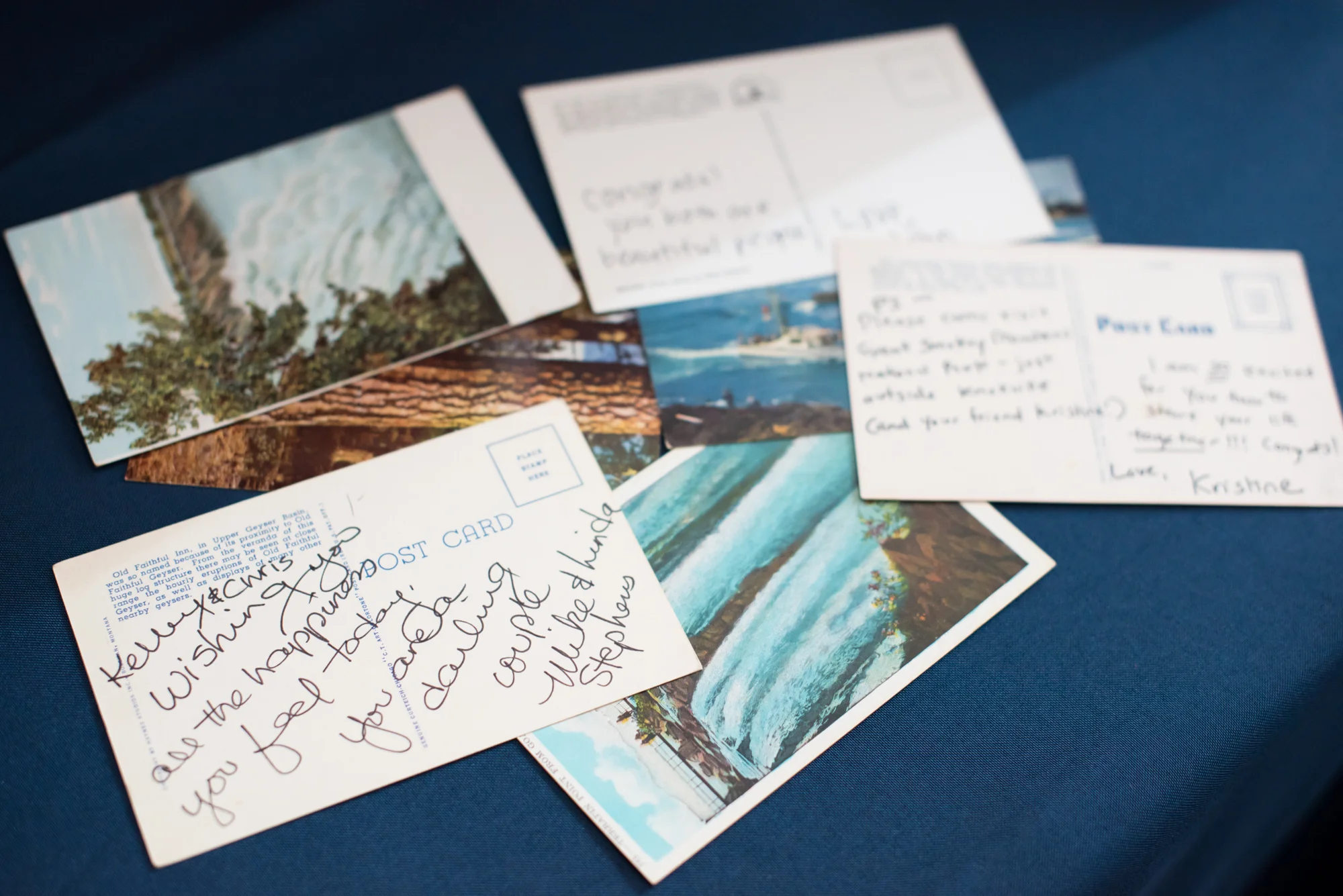 Postcard Guest Book Alternative - Travel Themed Wedding - Caitlin Gerres Photography