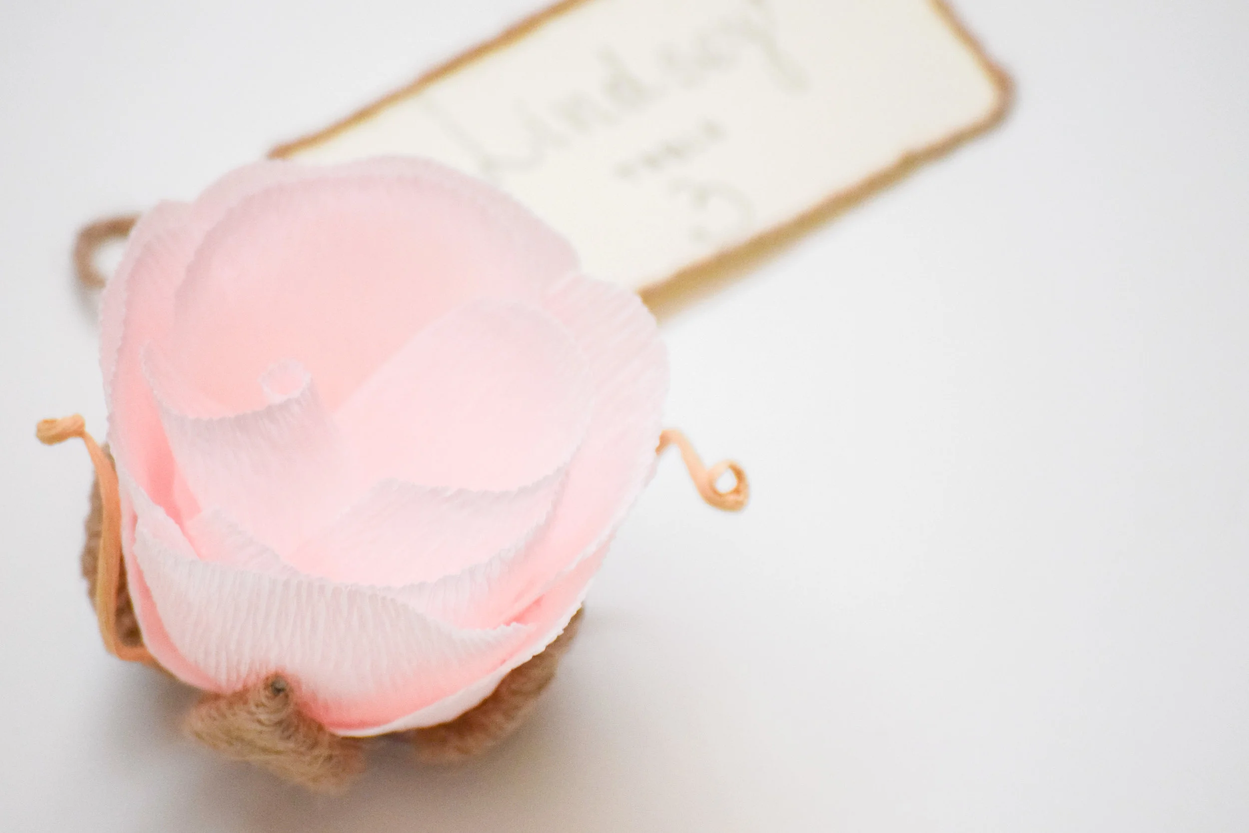 Wedding Seating Card Ideas - The Bridal Boutique | Handmade Paper Flower Seating Cards, VEN Decor Handmade