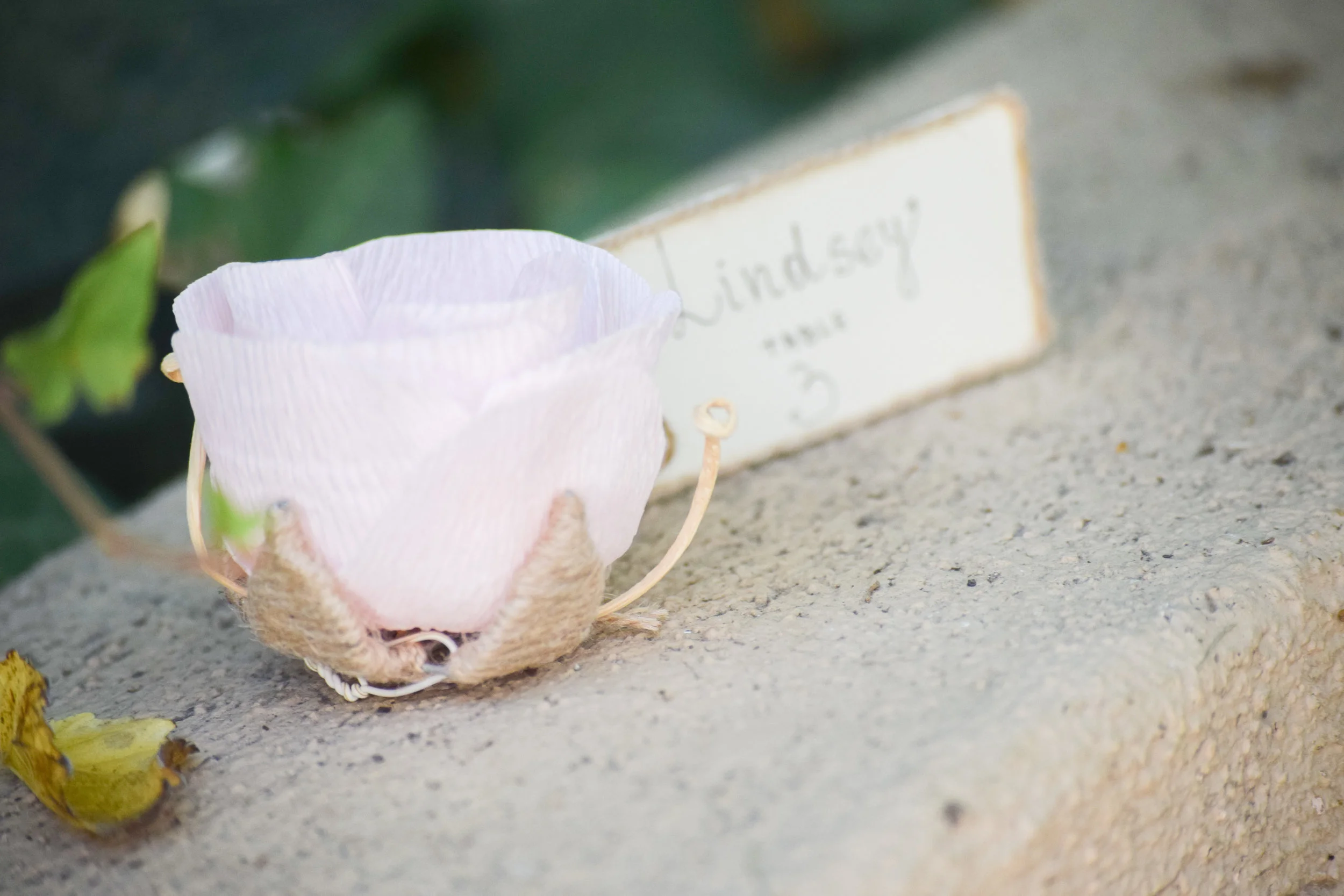 Wedding Seating Card Ideas - The Bridal Boutique | Handmade Paper Flower Seating Cards, VEN Decor Handmade