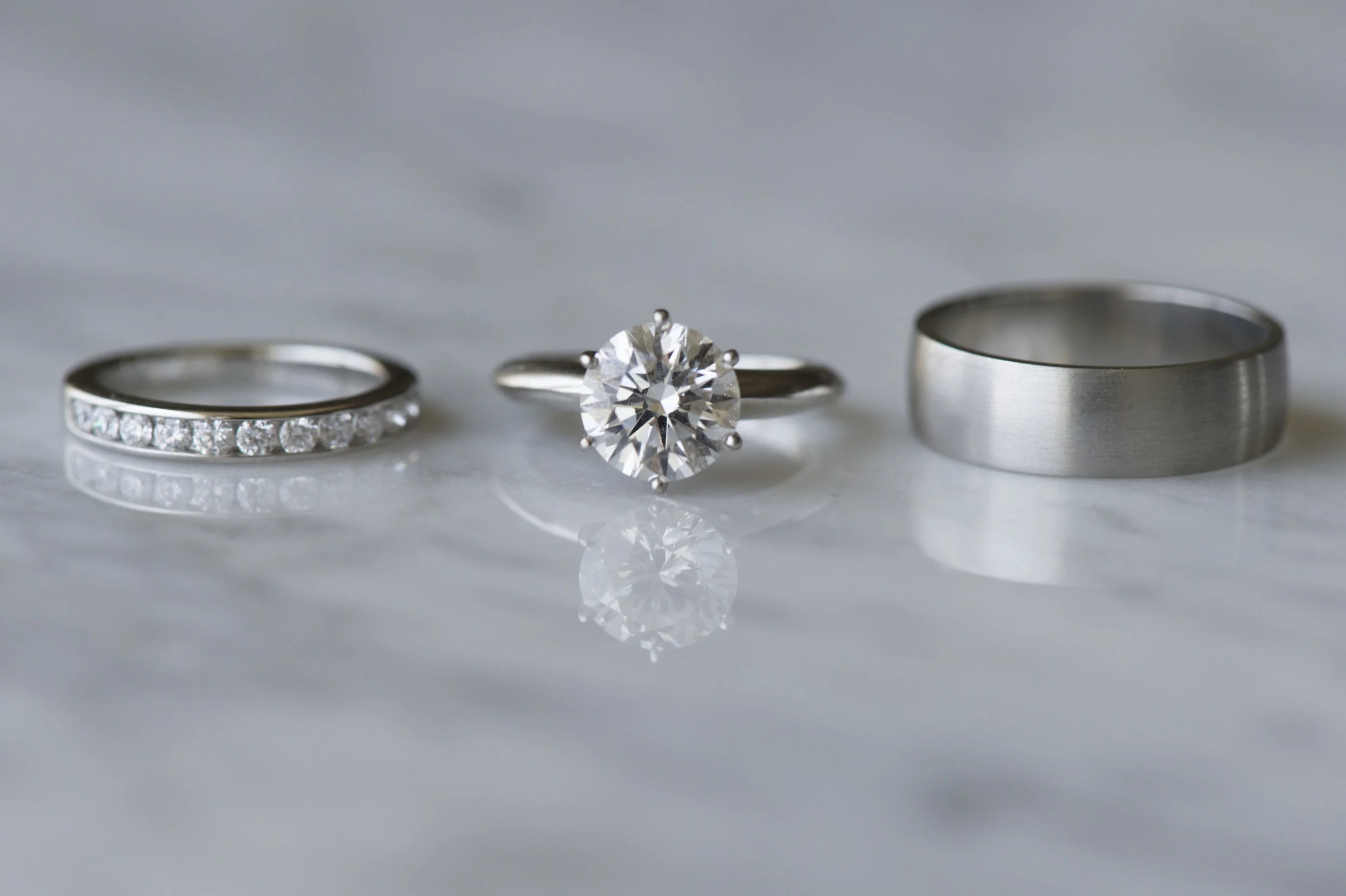 Solitaire Engagement Ring - A Romantic Bel Air Bay Club Ocean-View Wedding - Southern California Wedding - Kevin Dinh Photograph