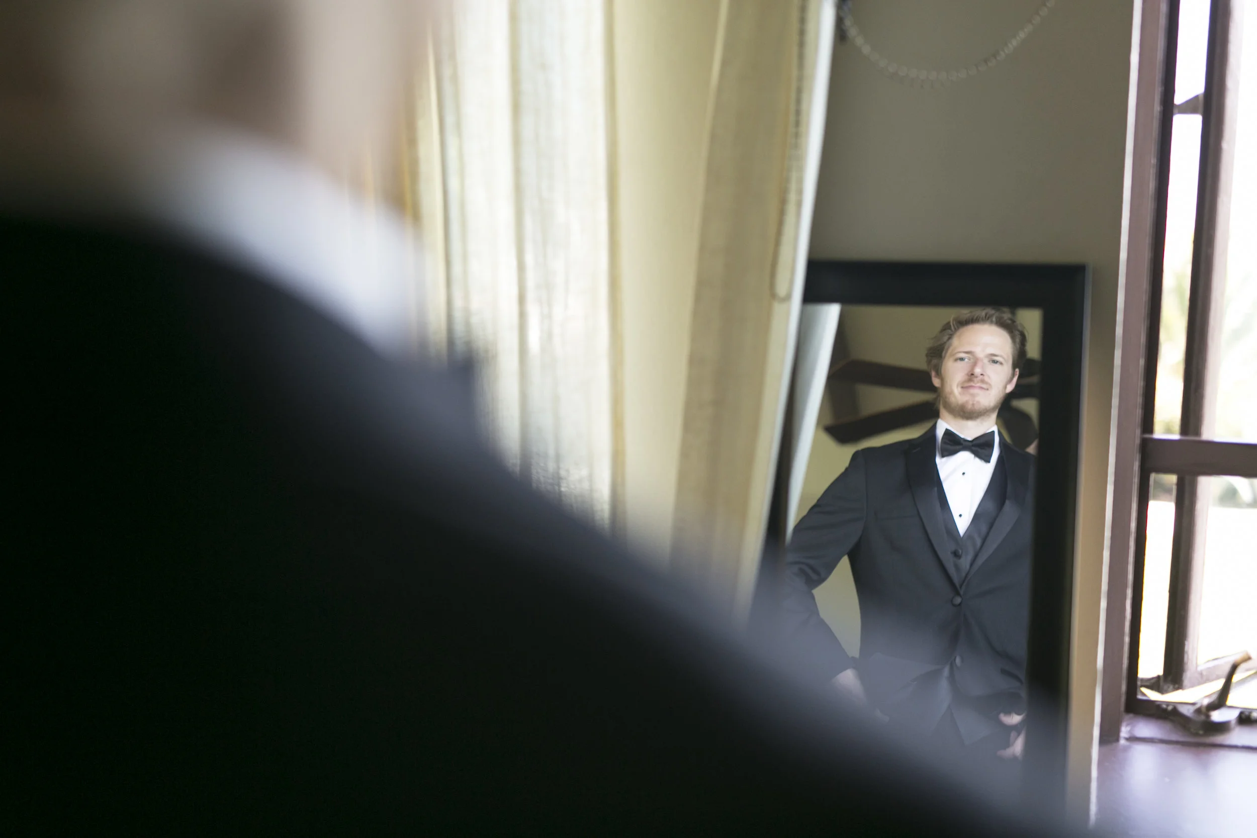 Groom Photos - A Romantic Bel Air Bay Club Ocean-View Wedding - Southern California Wedding - Kevin Dinh Photography