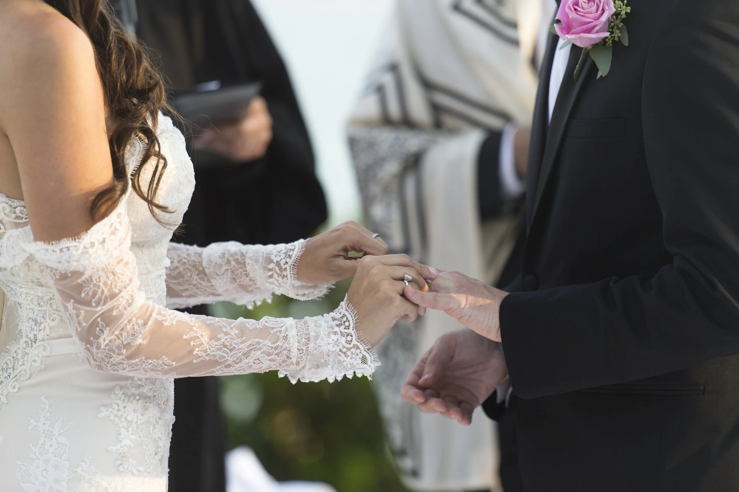 Lone Sleeve Wedding Dress 0 A Romantic Bel Air Bay Club Ocean-View Wedding - Southern California Wedding - Kevin Dinh Photography
