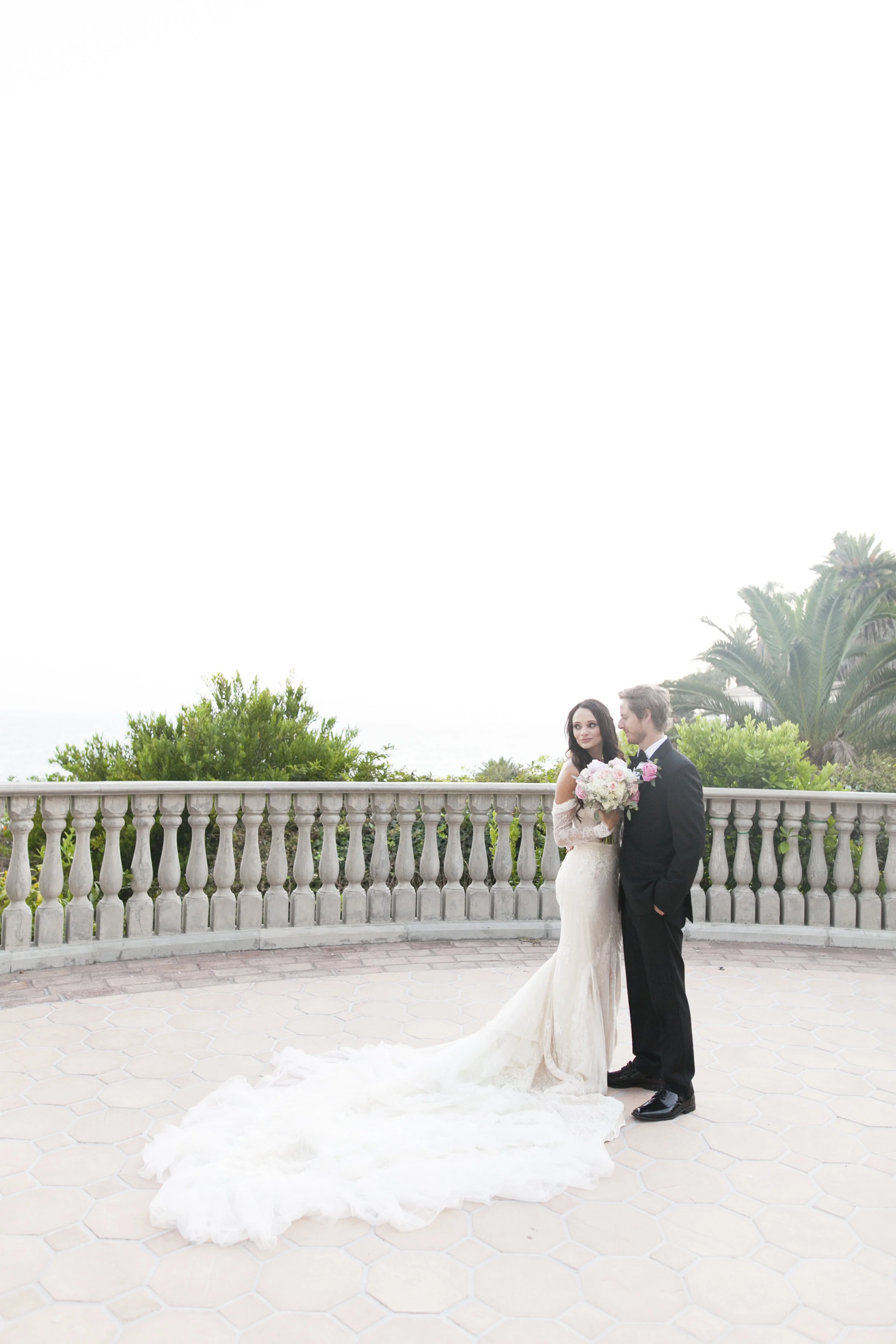 Bride and Groom Portraits - A Romantic Bel Air Bay Club Ocean-View Wedding - Southern California Wedding - Kevin Dinh Photography