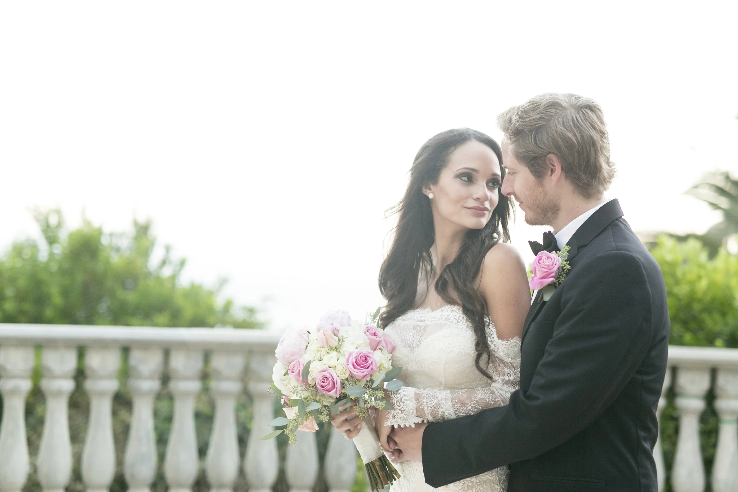 Bride and Groom Portraits - A Romantic Bel Air Bay Club Ocean-View Wedding - Southern California Wedding - Kevin Dinh Photography