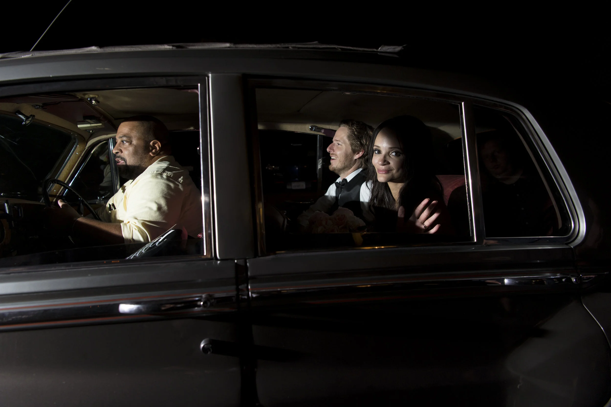 Vintage Wedding Getaway Car - A Romantic Bel Air Bay Club Ocean-View Wedding - Southern California Wedding - Kevin Dinh Photography