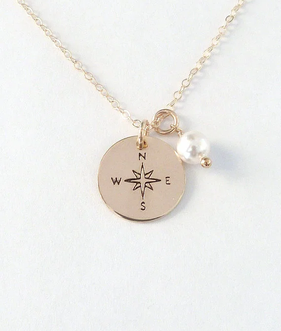 Bridesmaid Gift Ideas - Bridesmaid Jewelry - Bridesmaid Proposal Ideas - Coordinates Necklace