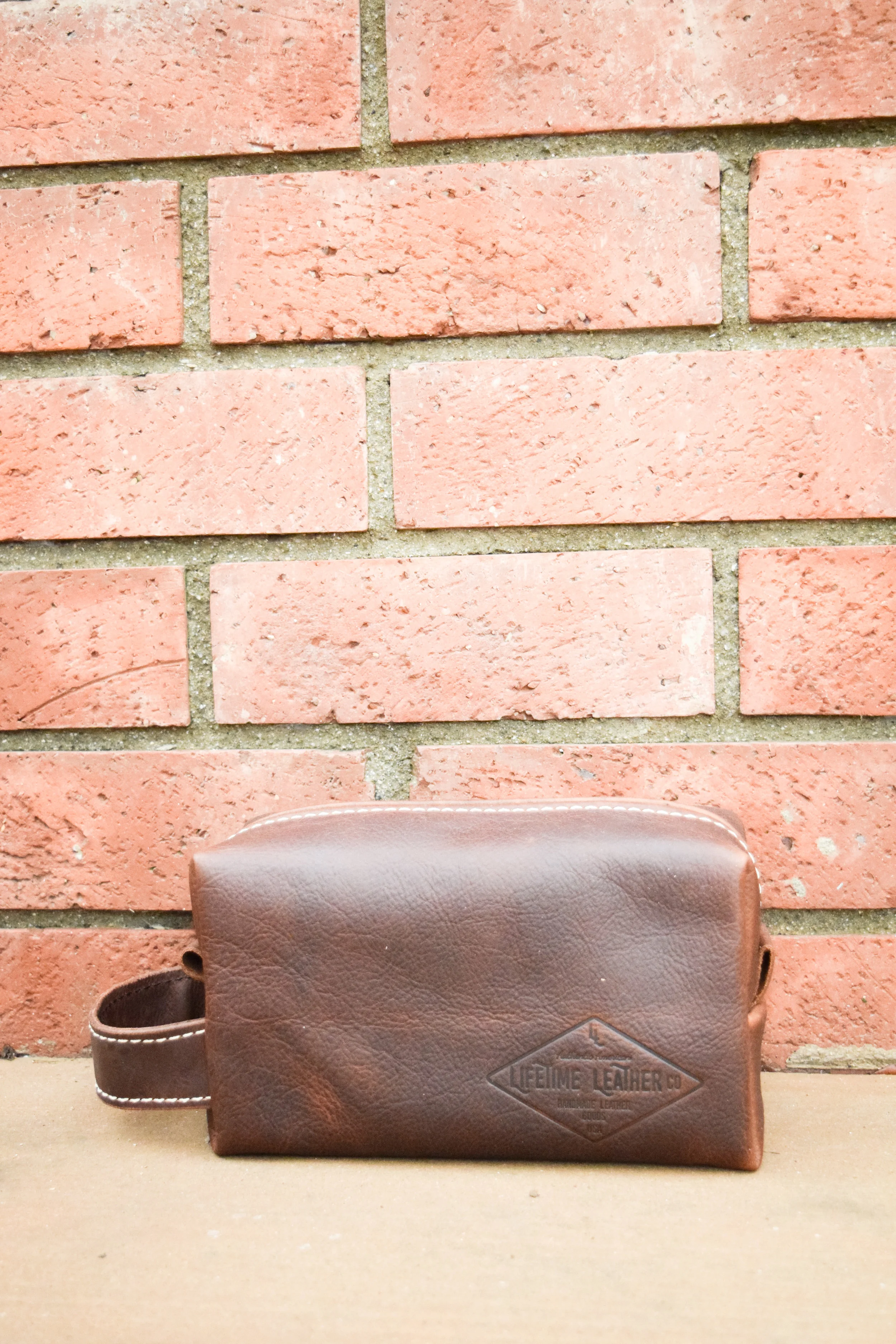 Practical Groomsman Gift Idea - Men's Leather Toiletry Bag - Lifetime Leather Co