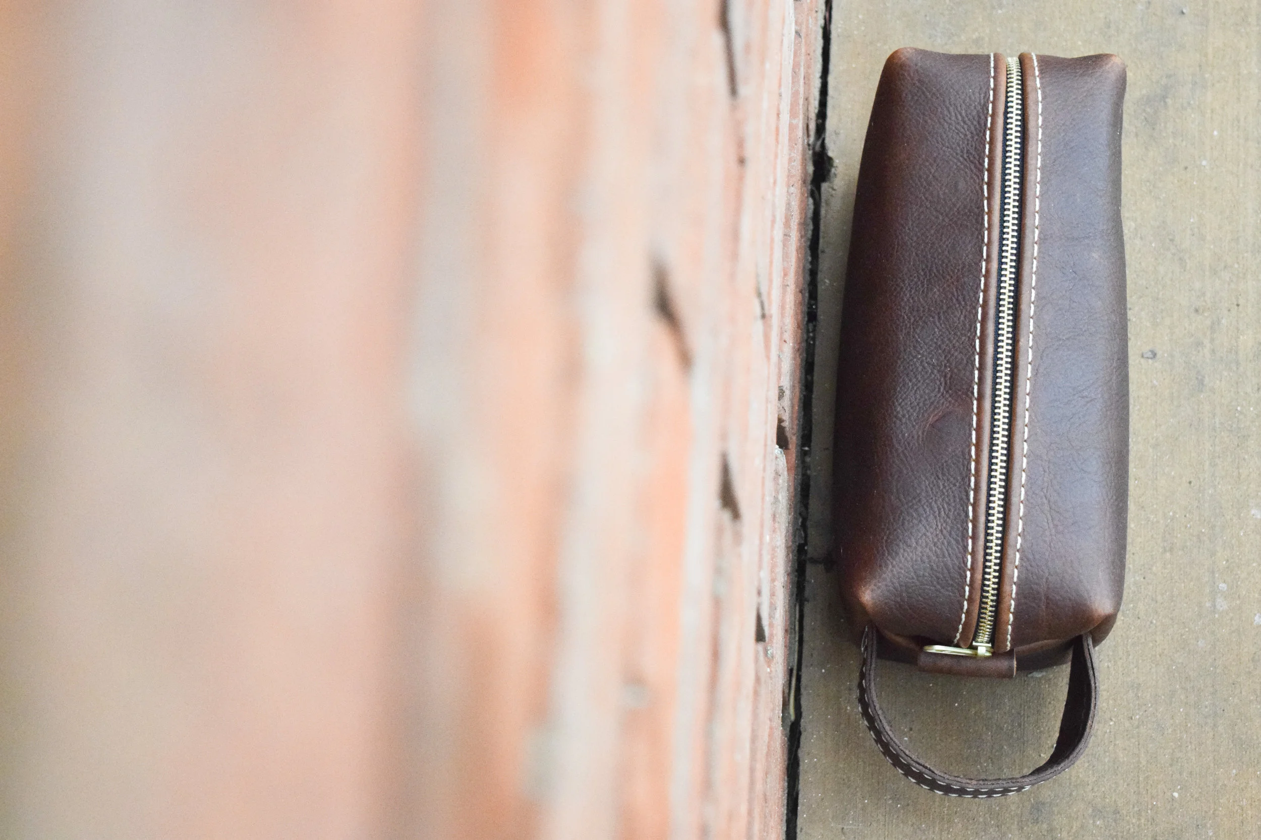 Practical Groomsman Gift Idea - Men's Leather Toiletry Bag - Lifetime Leather Co