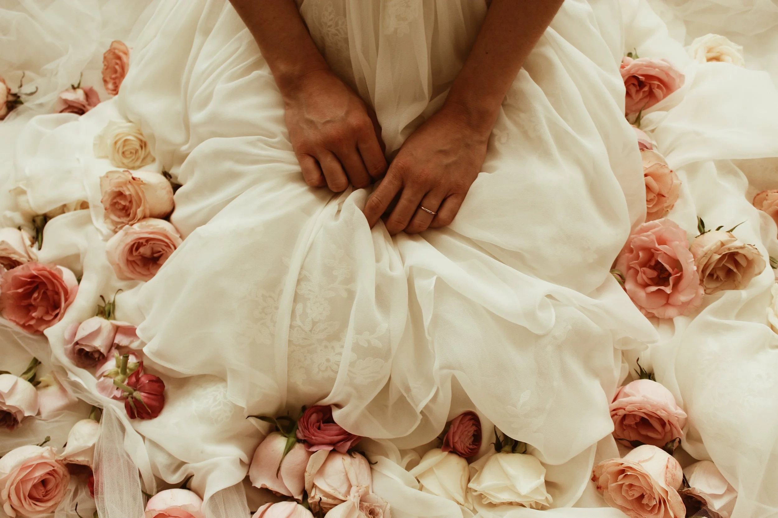 Romantic 1950's Havana-Inspired Wedding Gowns by Gretchen Dawley Bridal