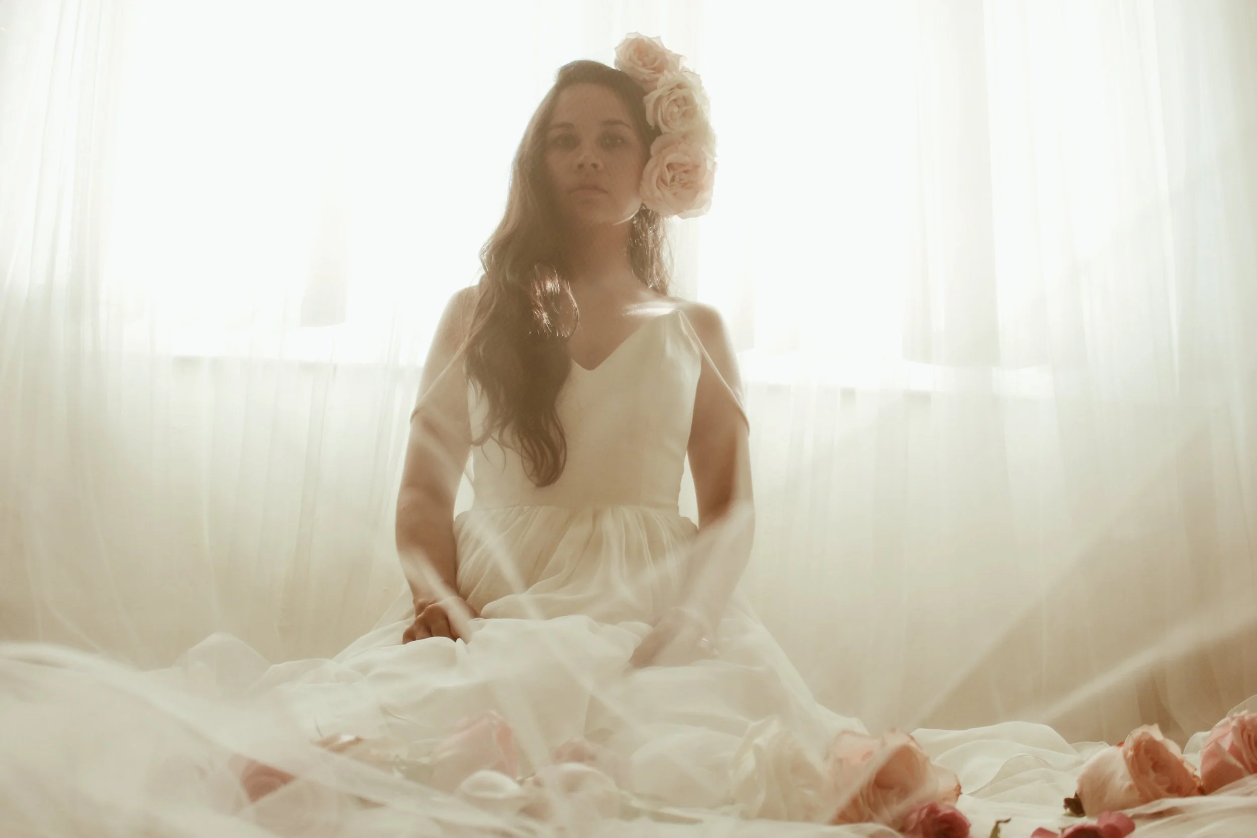 Romantic 1950's Havana-Inspired Wedding Gowns by Gretchen Dawley Bridal
