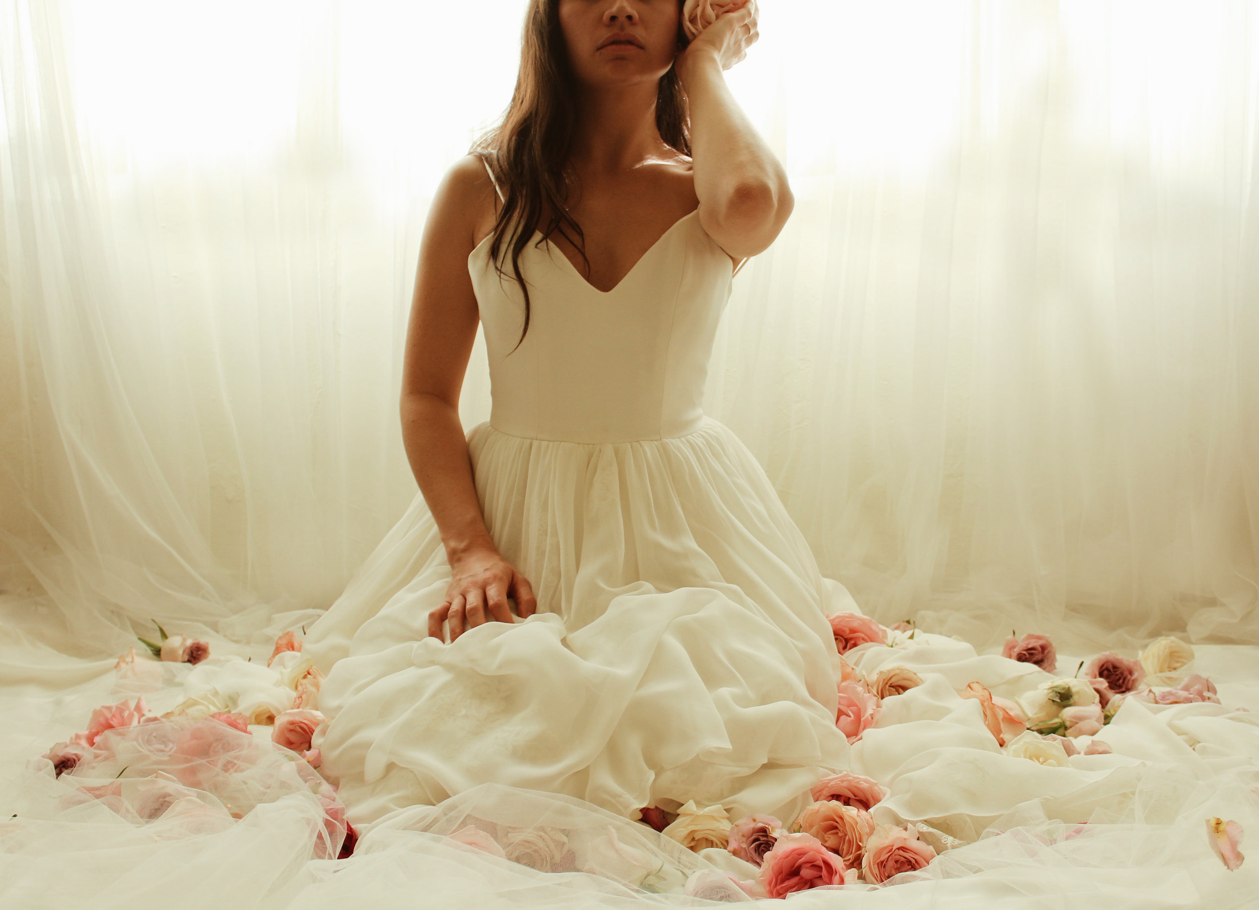 Romantic 1950's Havana-Inspired Wedding Gowns by Gretchen Dawley Bridal