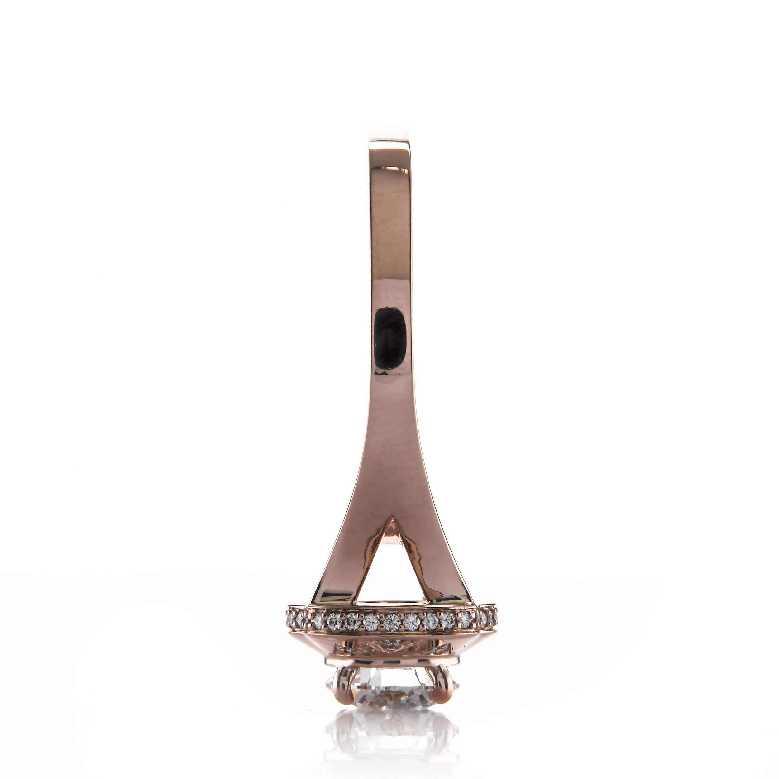 Rose Gold Vintage Style Engagement Rings by Brian Gavin Diamonds - The 810 Collection