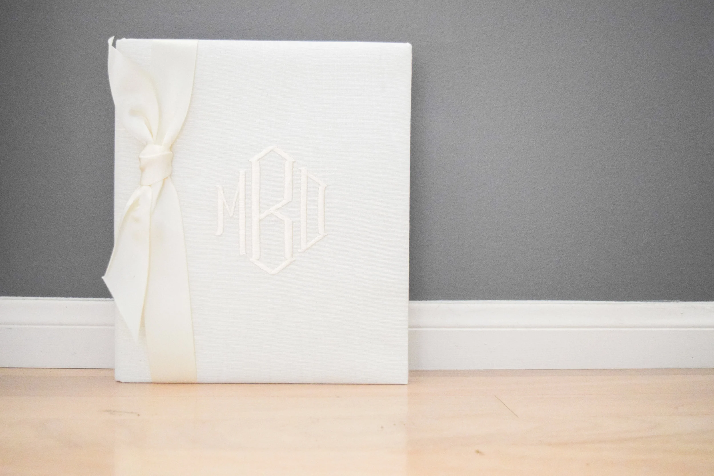 The Bridal Boutique | Monogrammed Wedding Guest Books by Way Cool Designs