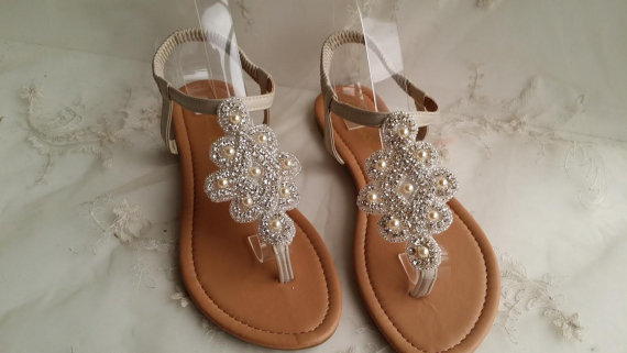 bridal beach shoes