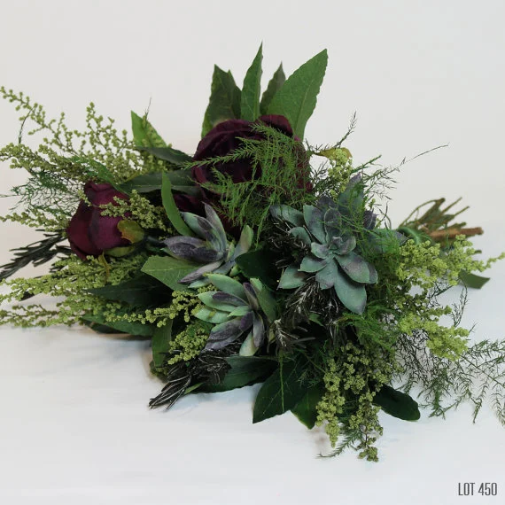 Silk Bridal Bouquet - Green Silk Bridal Bouquet