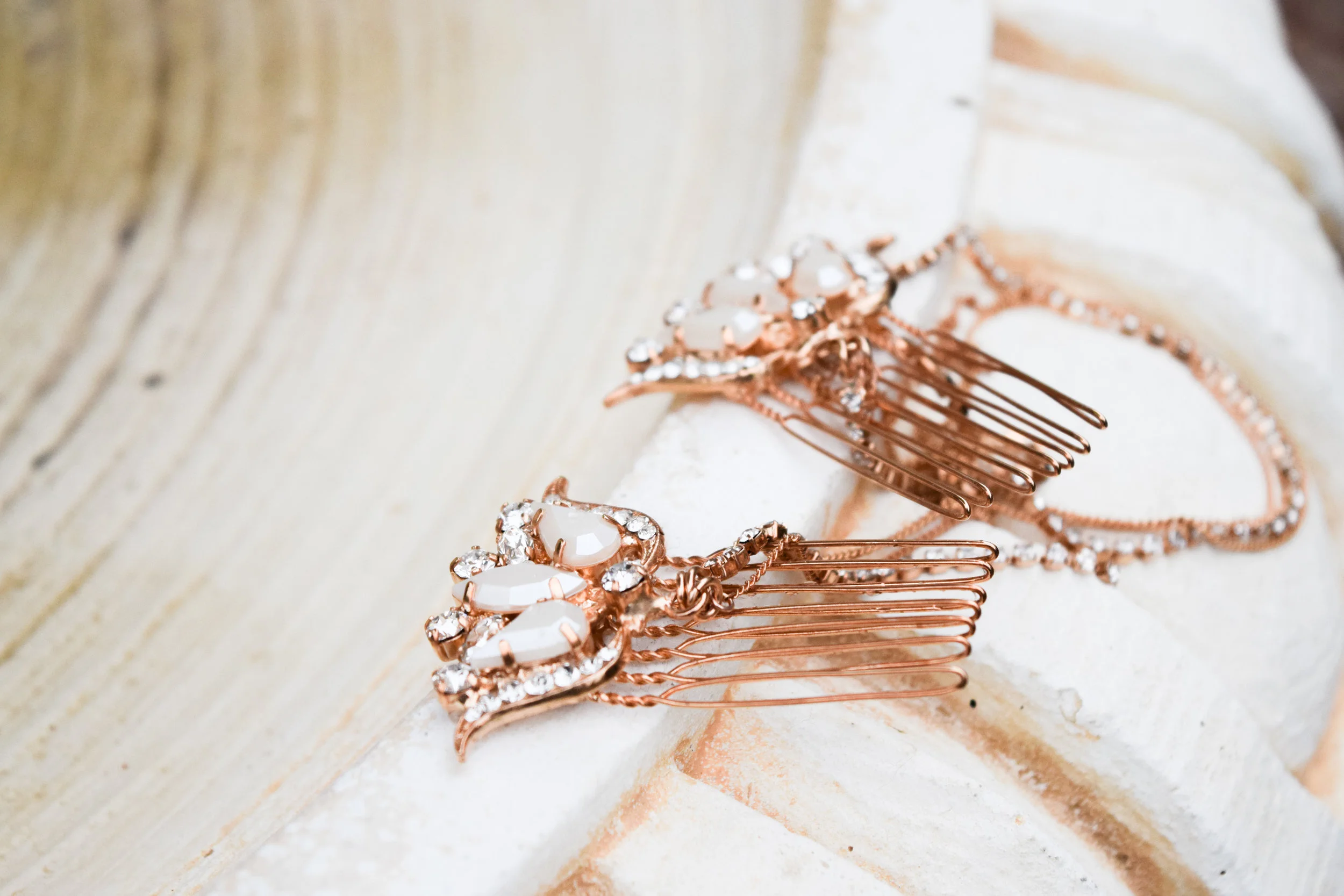 The Bridal Boutique | Rose Gold Bridal Headpiece - TheLadyBride - Rose Gold Bridal Jewelry