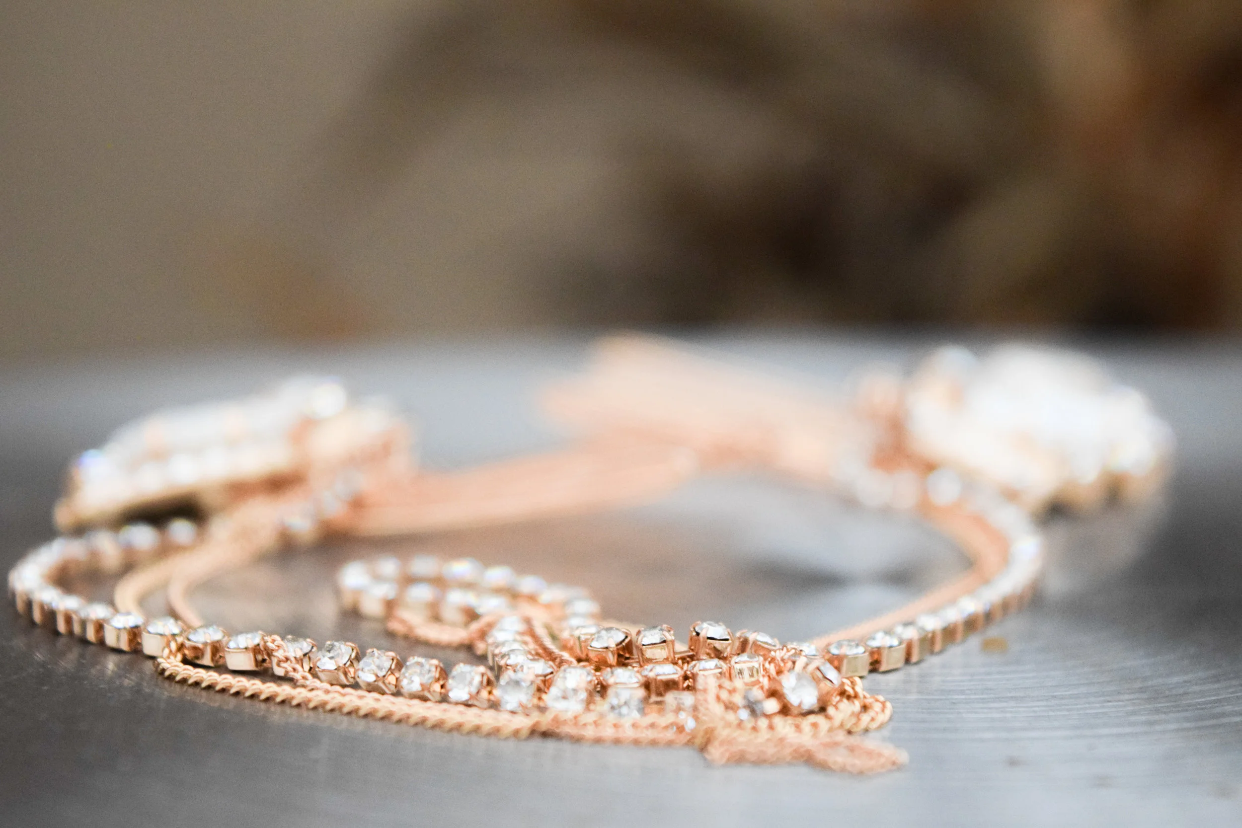 The Bridal Boutique | Rose Gold Bridal Headpiece - TheLadyBride - Rose Gold Bridal Jewelry