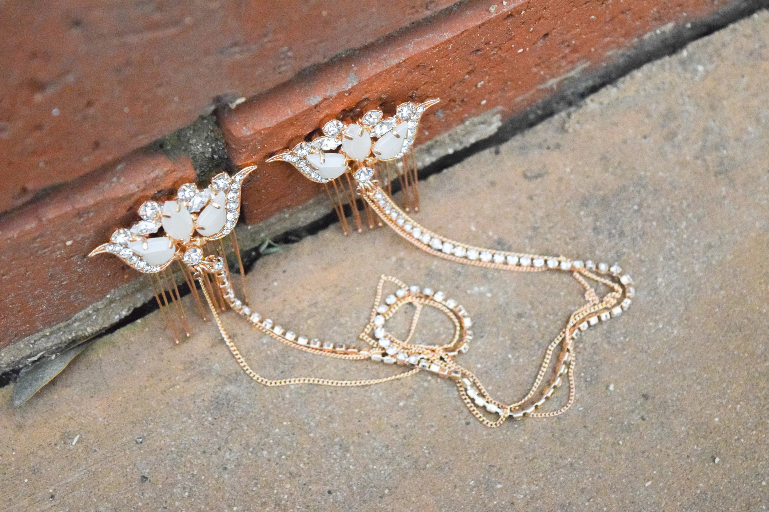 The Bridal Boutique | Rose Gold Bridal Headpiece - TheLadyBride - Rose Gold Bridal Jewelry