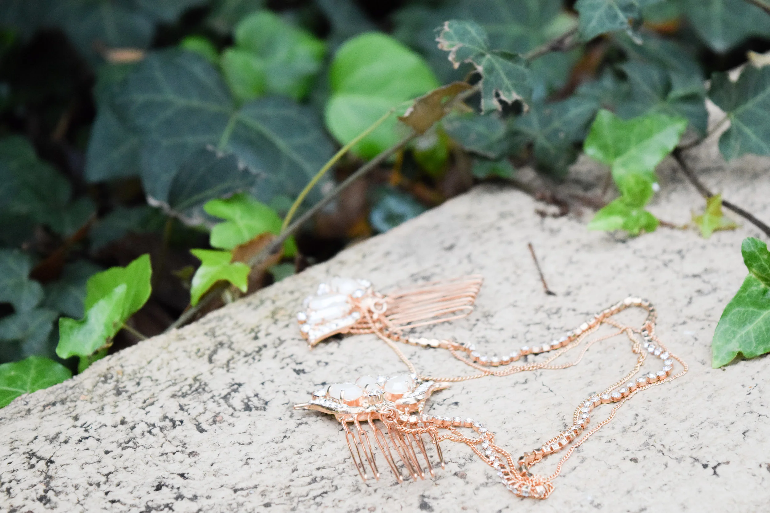The Bridal Boutique | Rose Gold Bridal Headpiece - TheLadyBride - Rose Gold Bridal Jewelry