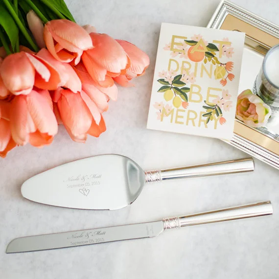 20 Classy + Unique Wedding Cake Knife and Servers — The Overwhelmed